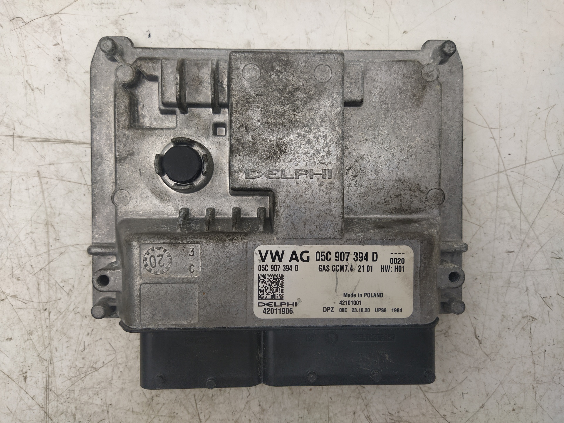 AUDI A1 GB (2018-2024) Moottorin ohjausyksikkö ECU 05C907394D,42011906,42101001 24011966