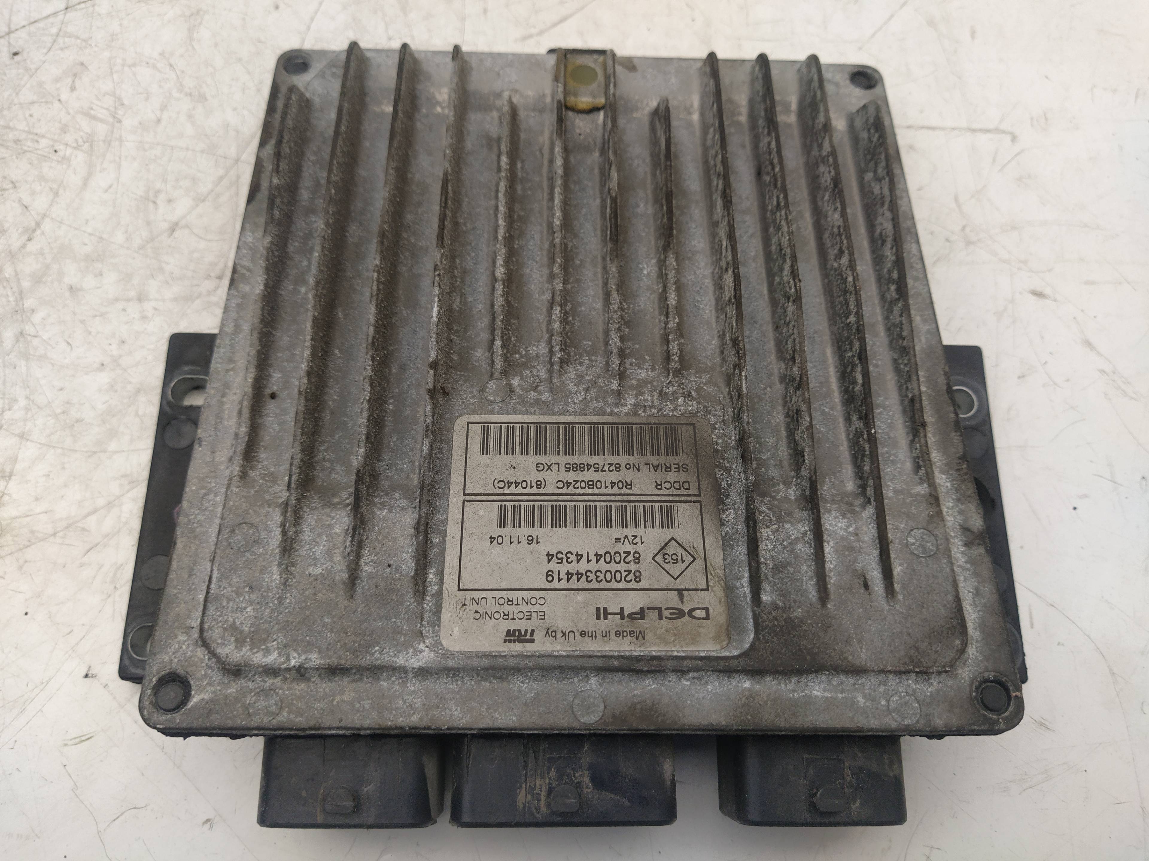 VAUXHALL Megane 2 generation (2002-2012) Engine Control Unit ECU 8200334419, 8200414354 18633608