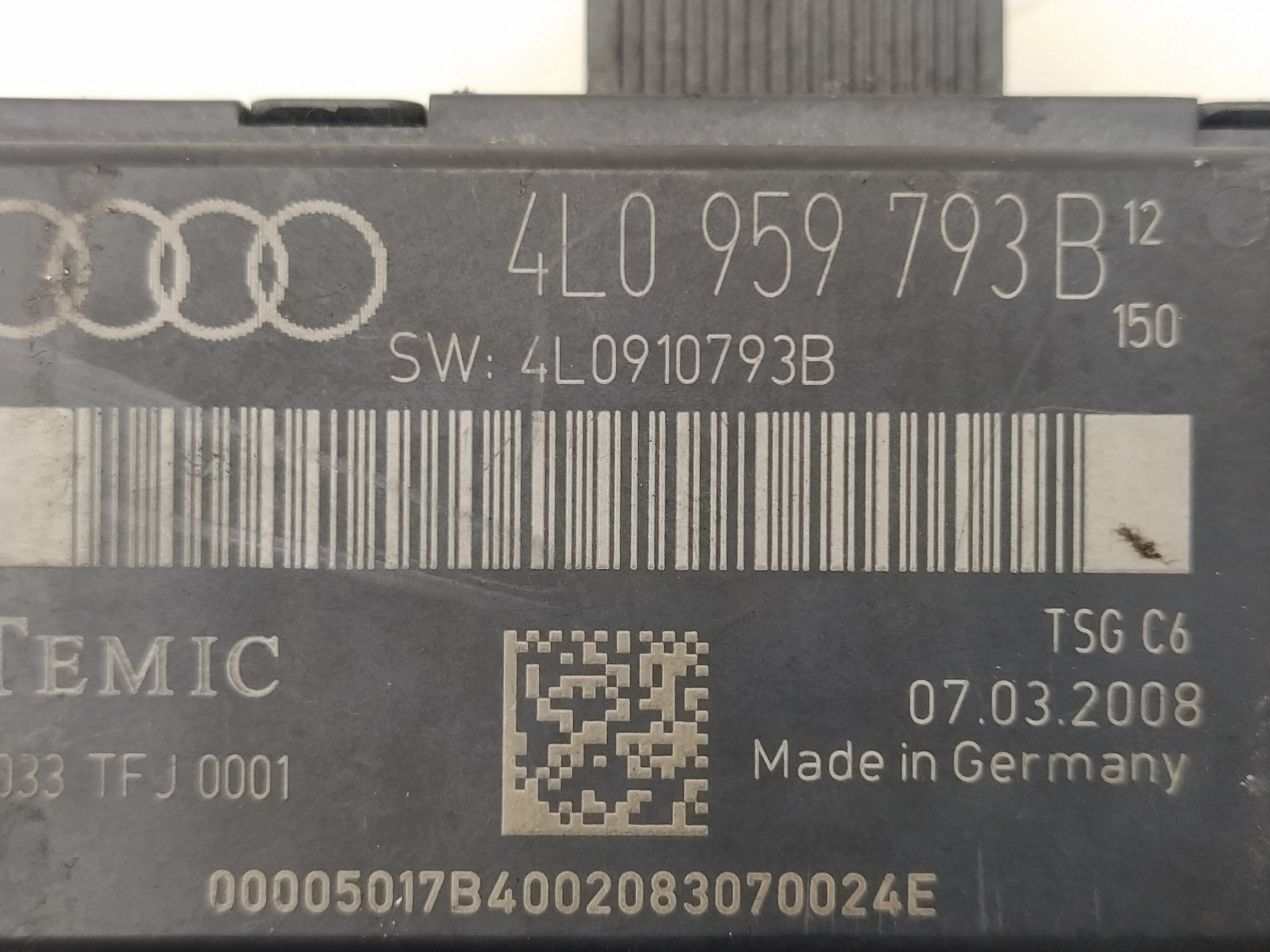 AUDI Q7 4L (2005-2015) Andre kontrolenheder 4L0959793B 22809430