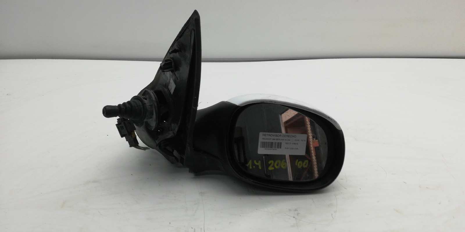 RENAULT 206 1 generation (1998-2009) Right Side Wing Mirror 96480971XT, 018015, 017003 18491840