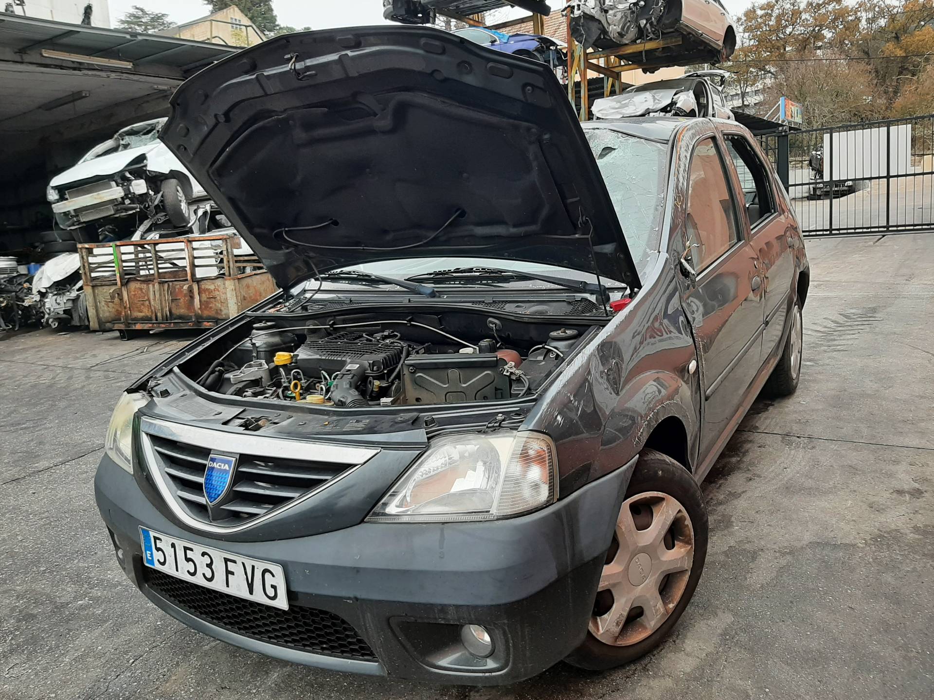 DACIA Logan 1 generation (2004-2012) Стеклоподъемник передней левой двери 400726D 18574197