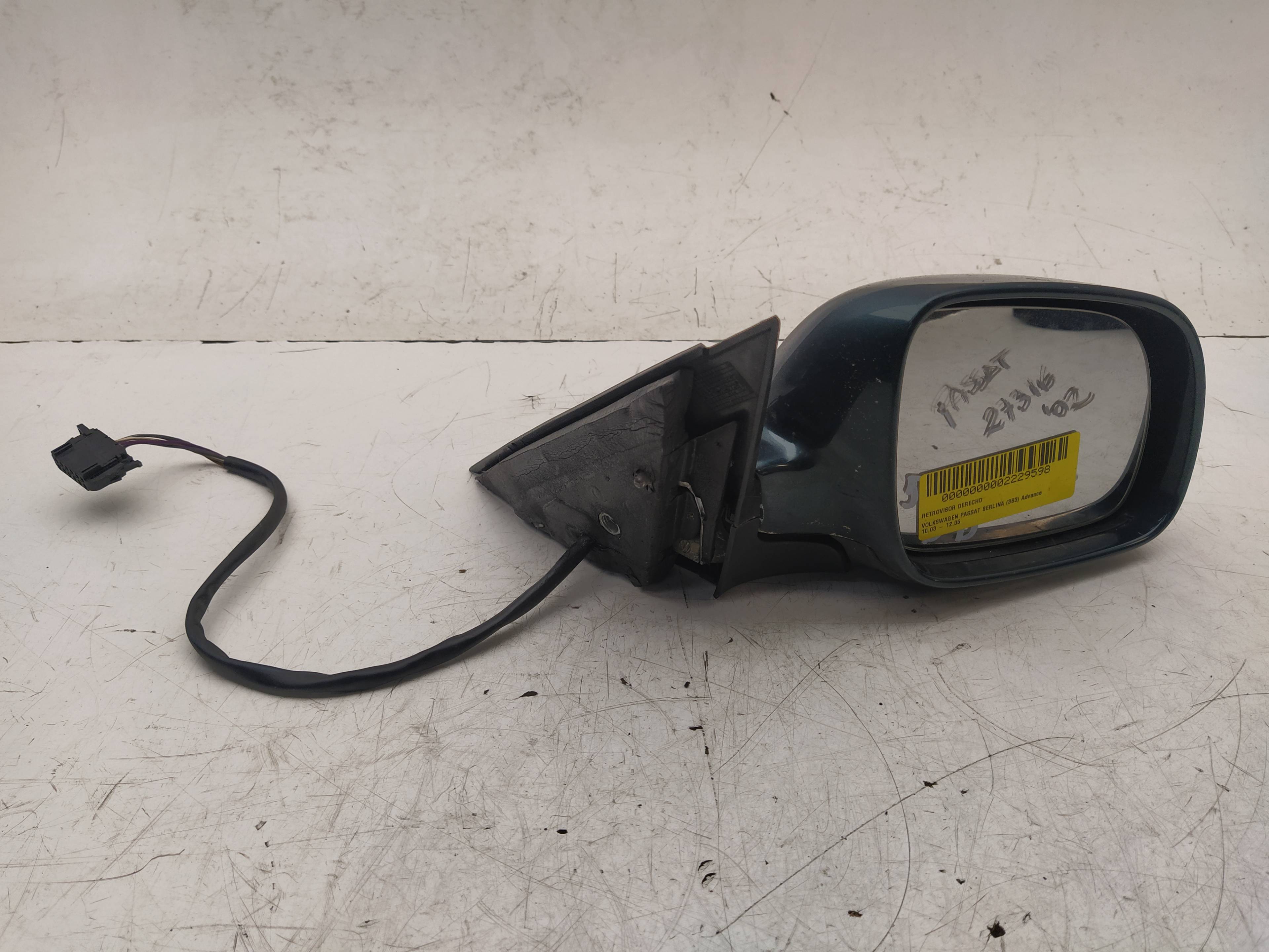 VOLKSWAGEN Passat B5 (1996-2005) Right Side Wing Mirror 3B0857934 18644099