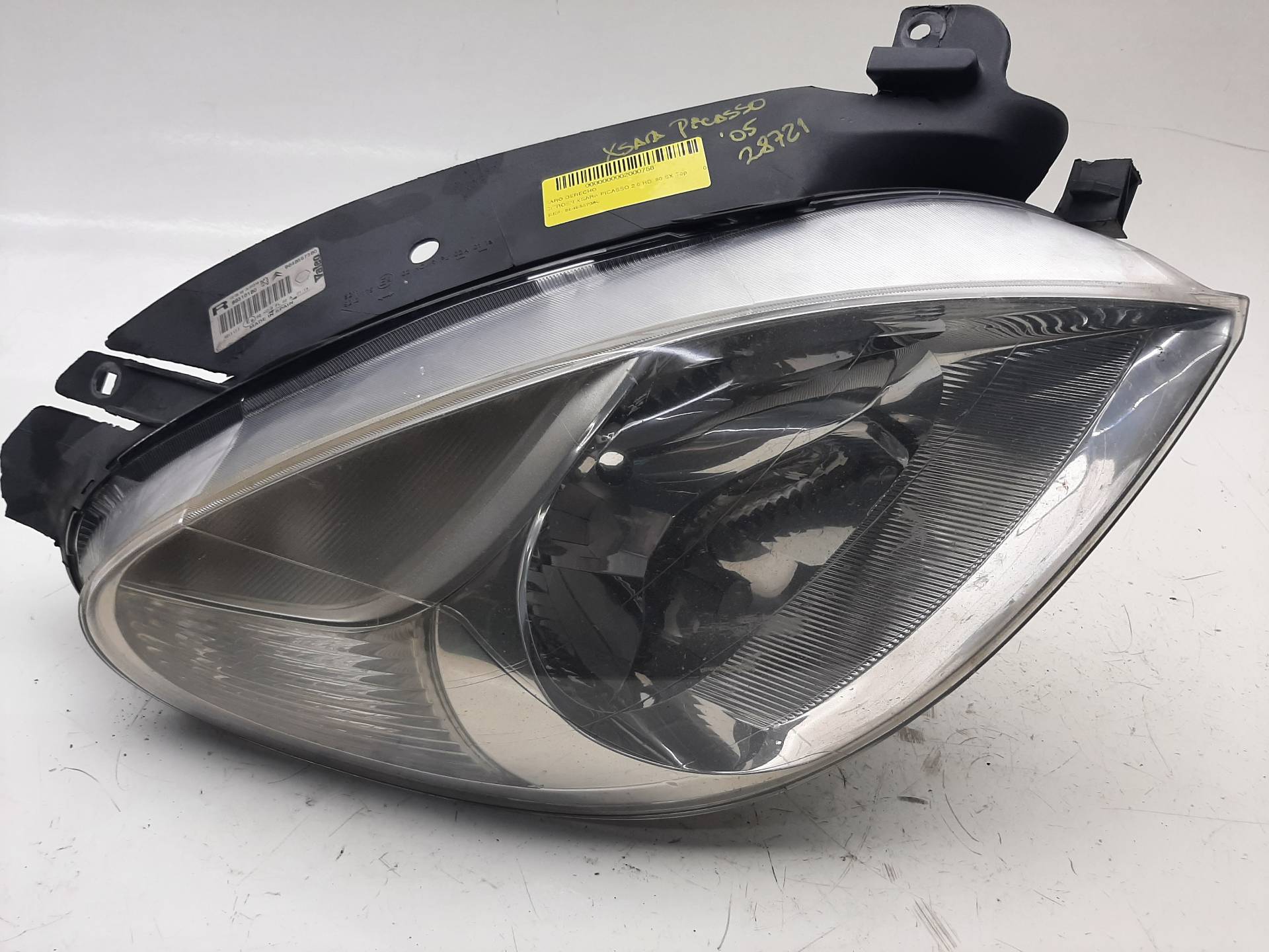 CITROËN Xsara Picasso 1 generation (1999-2010) Front Right Headlight 9649557380, 89310180 18574171