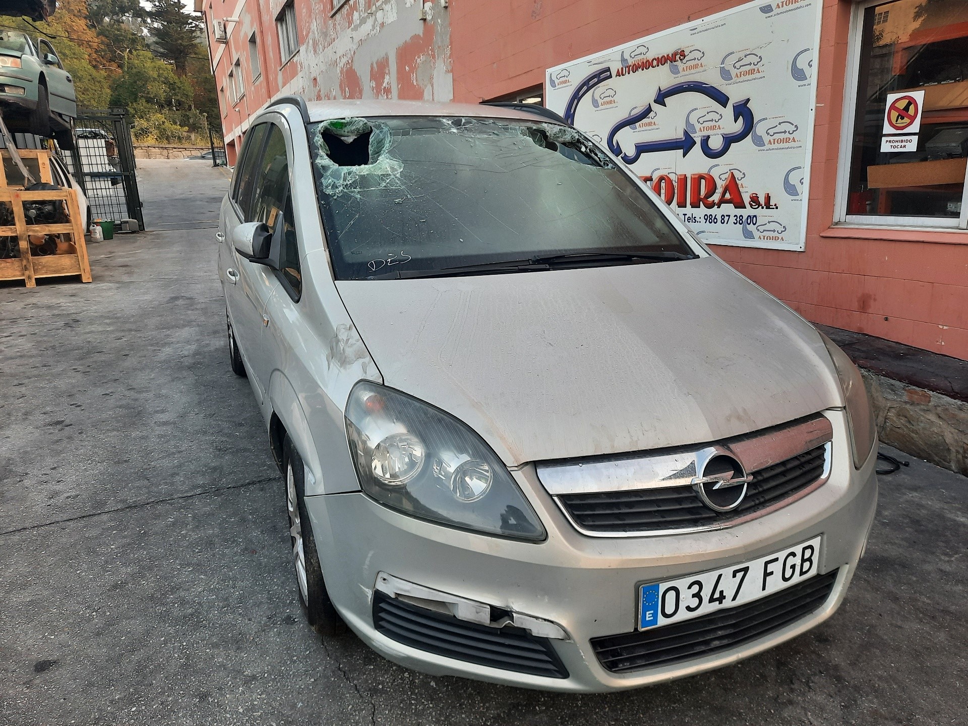 OPEL Zafira B (2005-2010) Полуось передняя правая 24462241 18606156