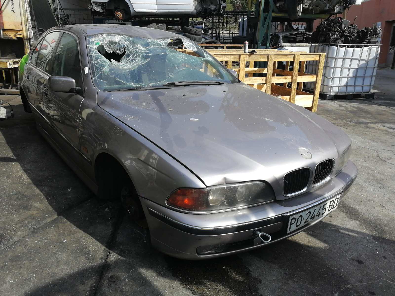 BMW 5 Series E39 (1995-2004) Priekinių dešinių durų stiklo pakelėjas 51338159832, 67628360512 18491885