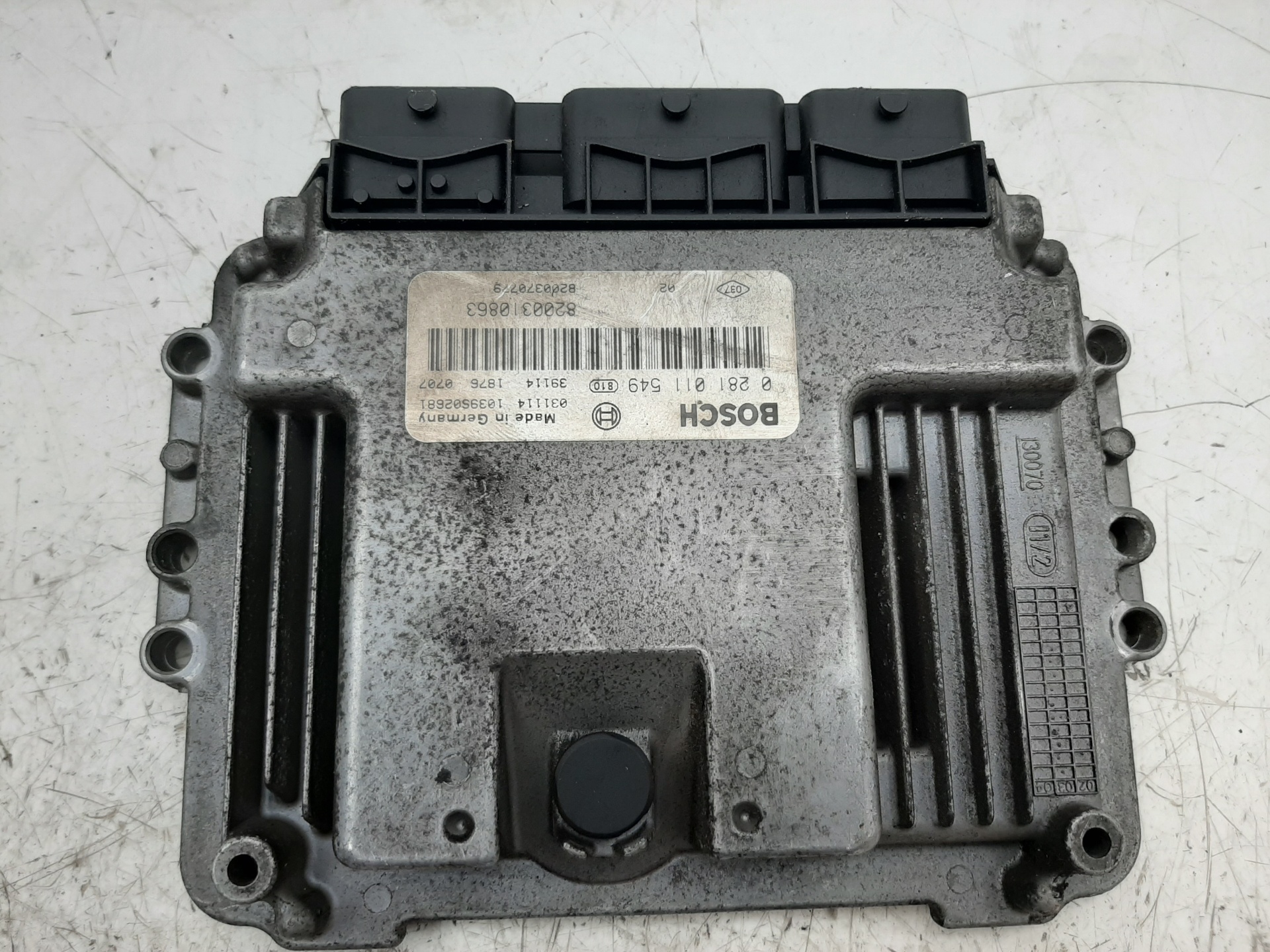 RENAULT Megane 3 generation (2008-2020) Engine Control Unit ECU 0281011549,8200310863 18564339