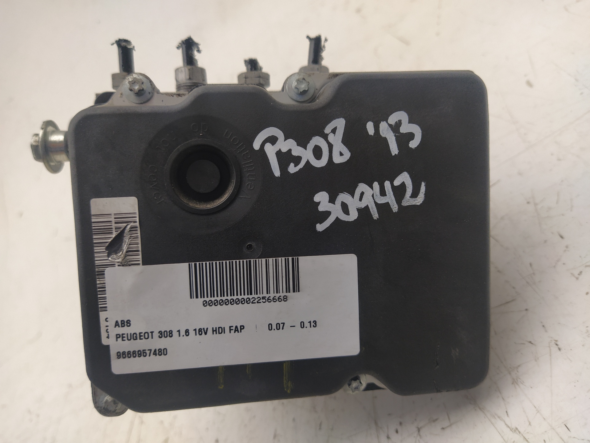 PEUGEOT 308 T7 (2007-2015) ABS помпа 9666957480 23094027