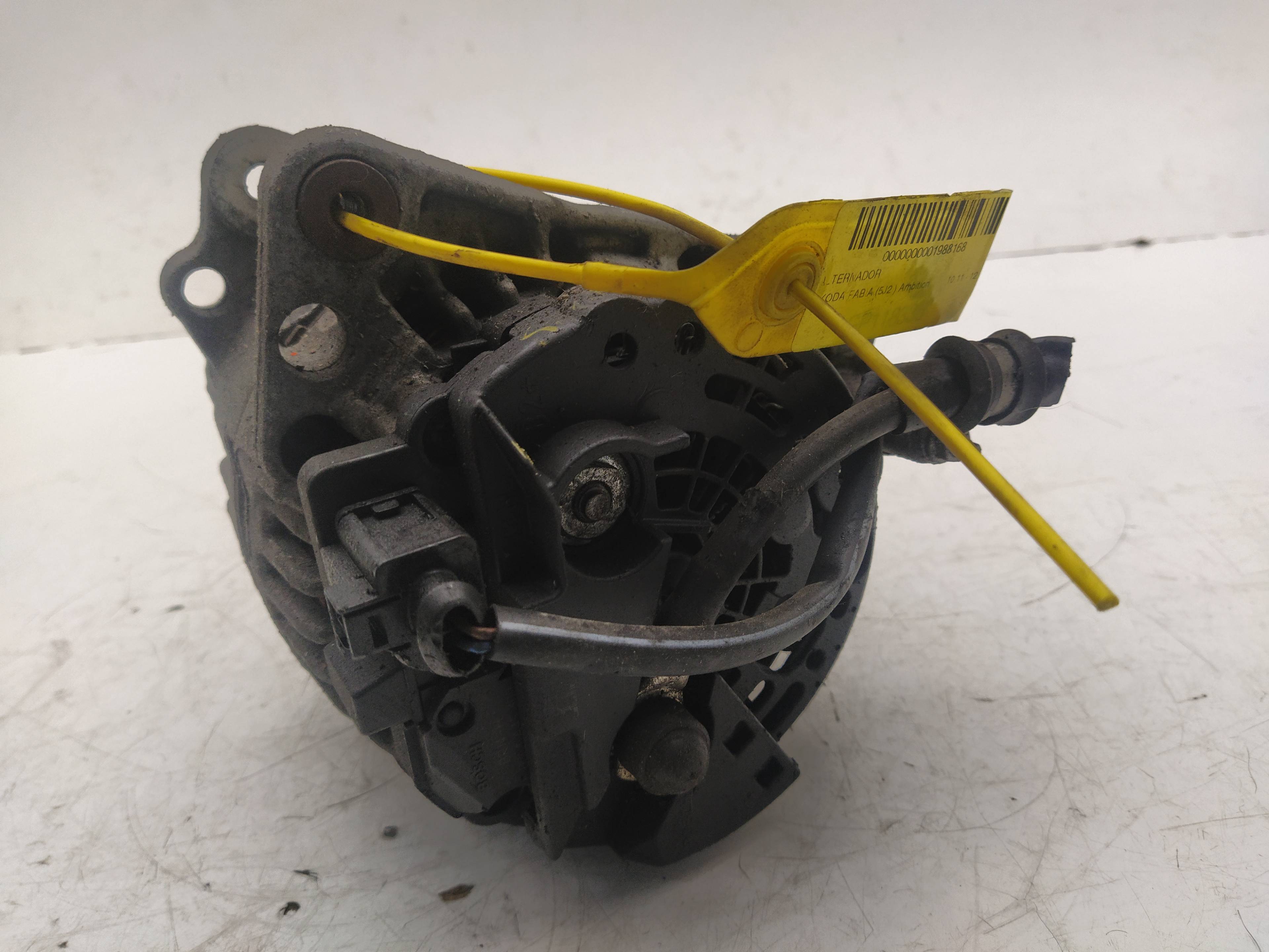 SKODA Fabia 2 generation  (2010-2014) Alternator 045903023 18571415