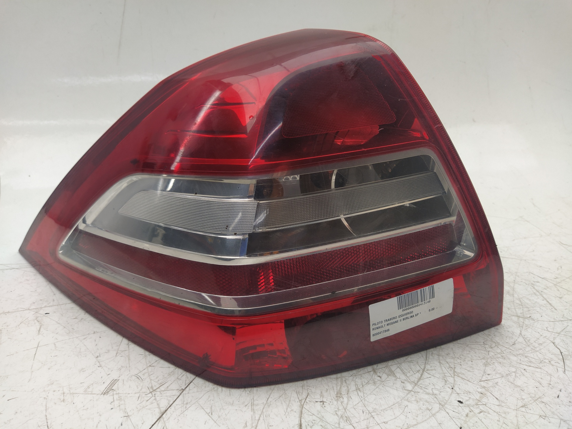 RENAULT Megane 2 generation (2002-2012) Rear Left Taillight 8200417345 25401637