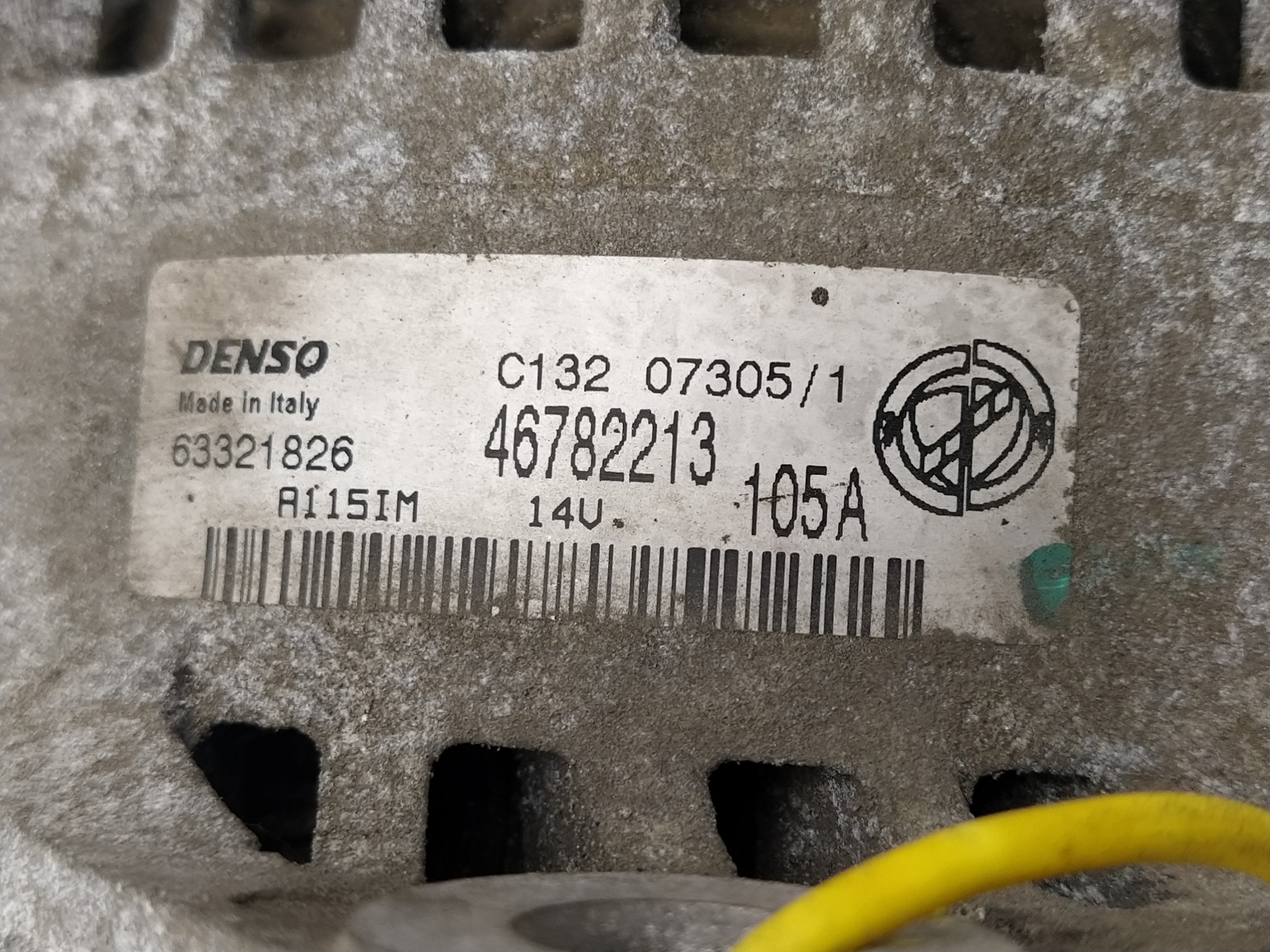 FIAT Alternator 46782213, 63321826 25918108