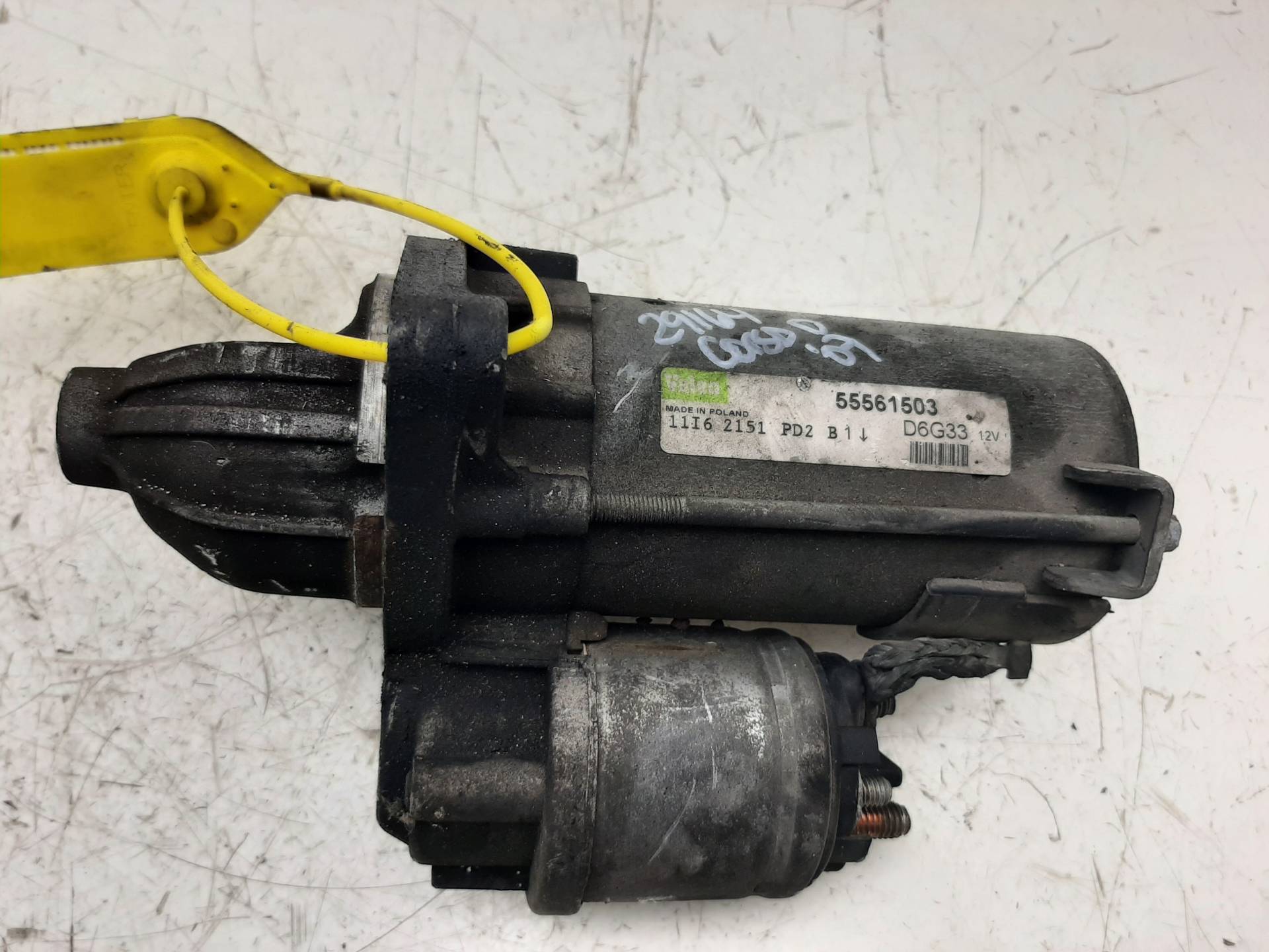 OPEL Corsa D (2006-2020) Starter Motor 55561503 24010143