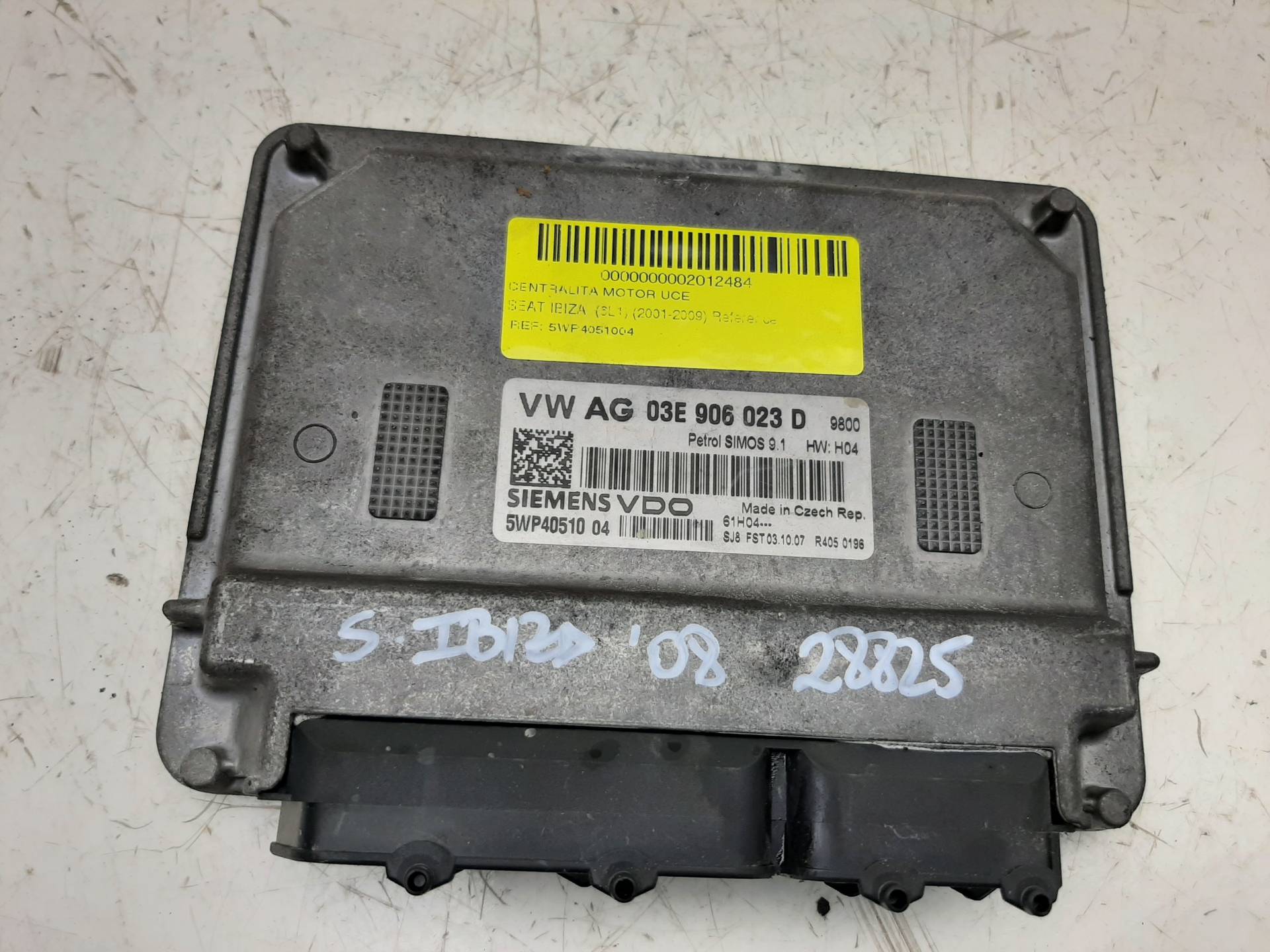 DODGE Cordoba 2 generation (1999-2009) Engine Control Unit ECU 5WP4051004,03E906023D 18577107