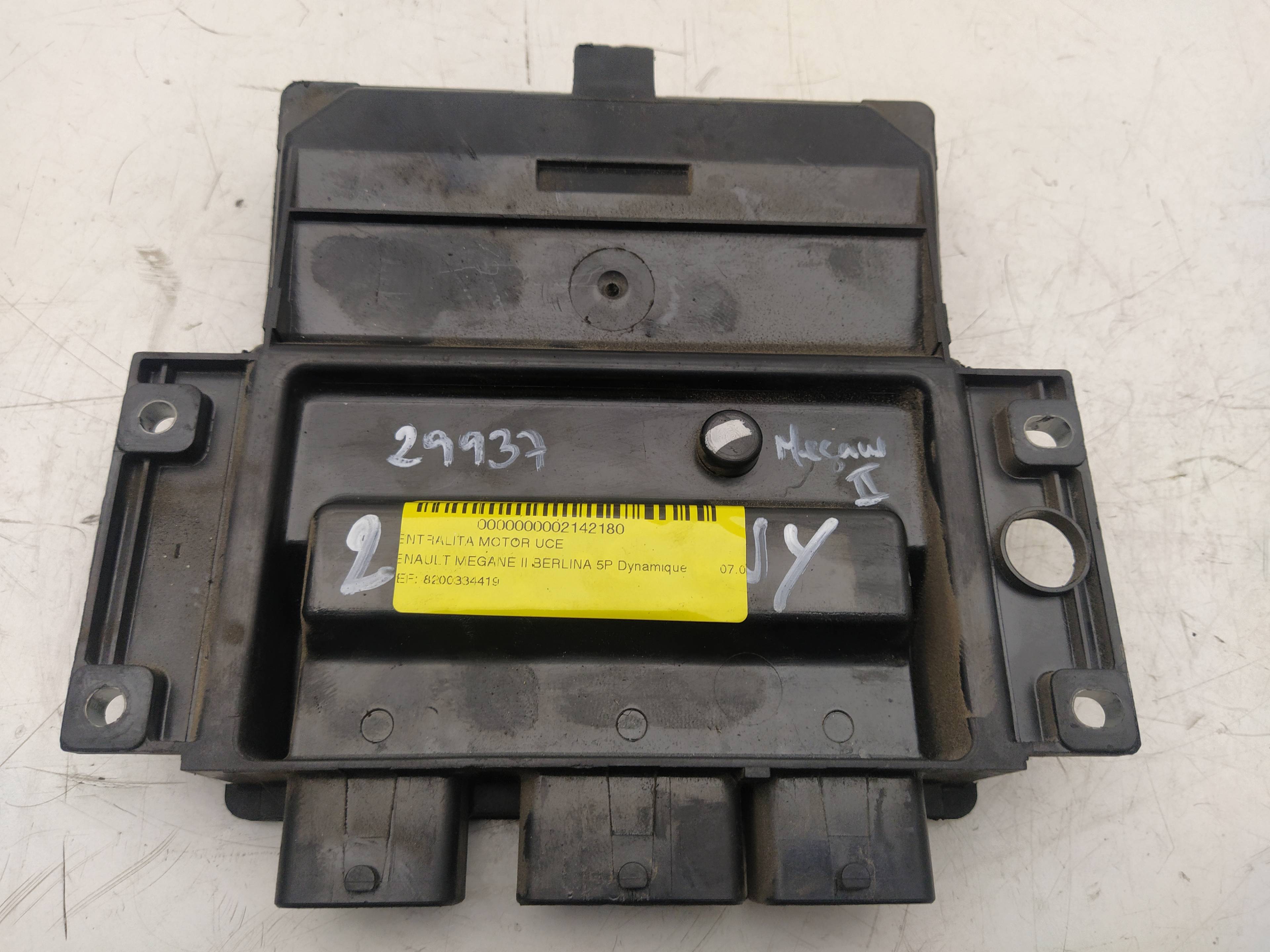 VAUXHALL Megane 2 generation (2002-2012) Engine Control Unit ECU 8200334419 18616813