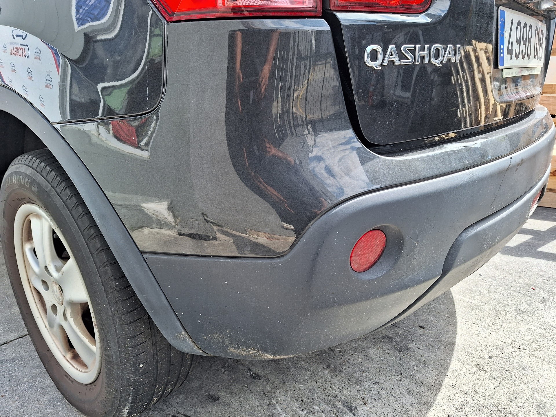 NISSAN Qashqai 1 generation (2007-2014) Бампер задний 85022JD00H 25064048