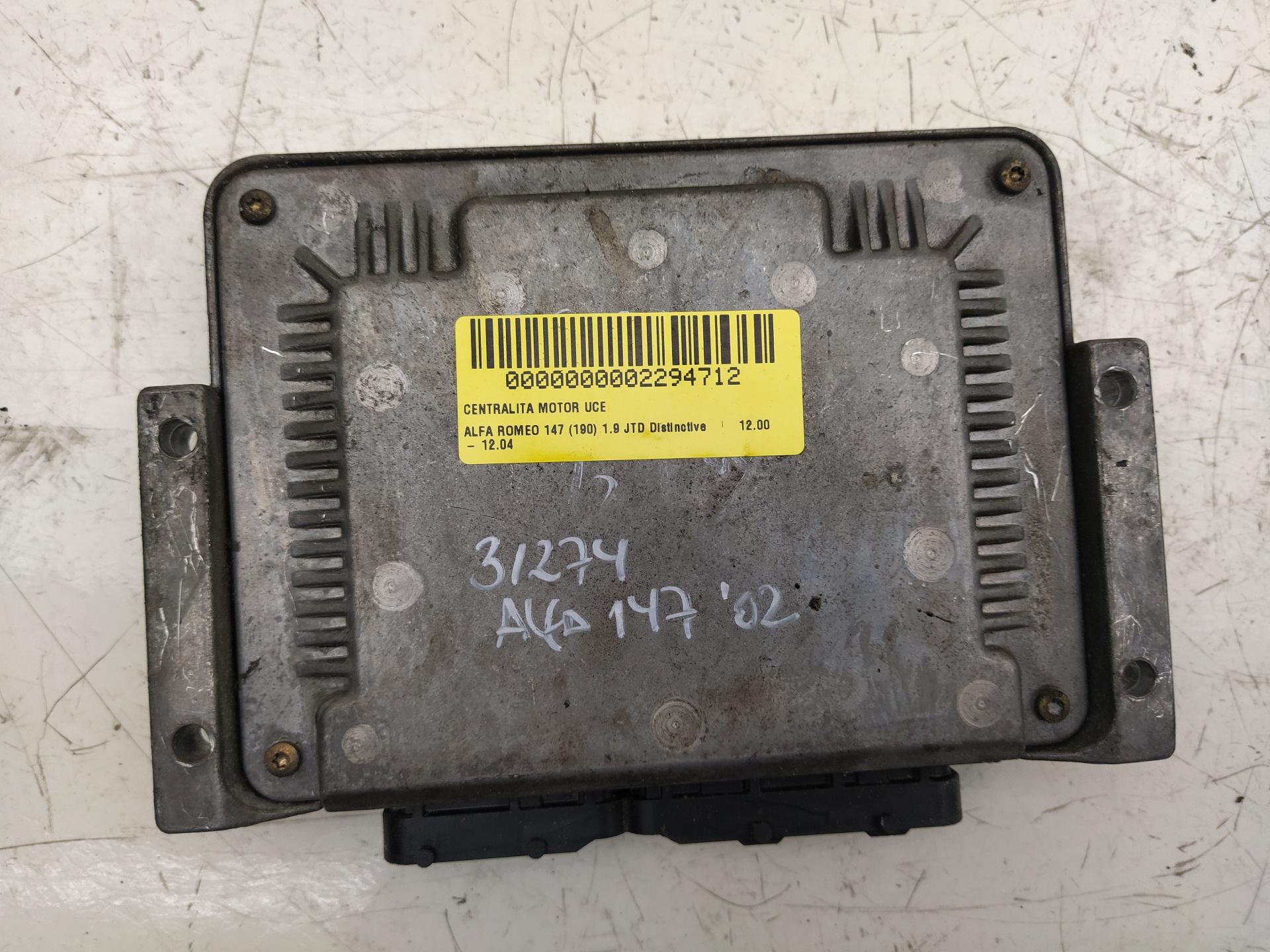 NISSAN 147 2 generation (2004-2010) Engine Control Unit ECU 0281010332 22289193