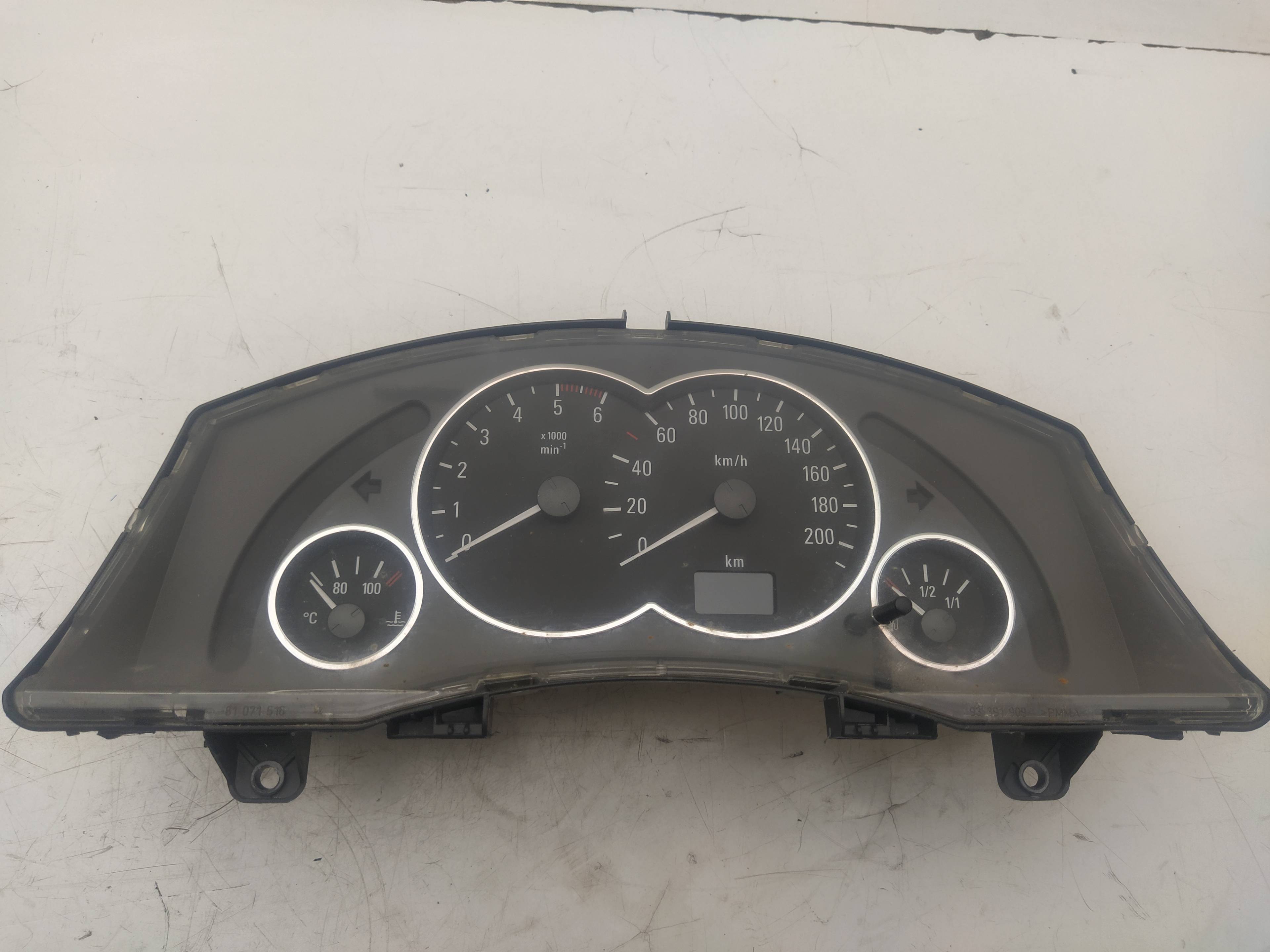 OPEL Meriva 1 generation (2002-2010) Compteur de vitesse 13173381XT 18597016