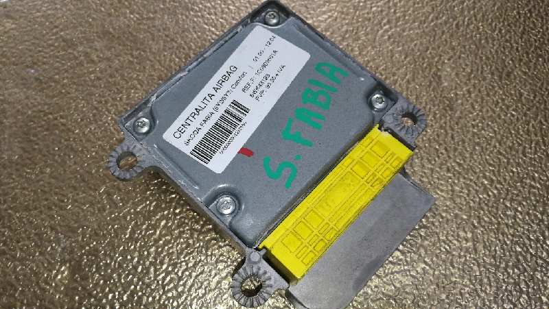 SKODA Fabia 6Y (1999-2007) SRS Control Unit 1C0909601A,5WK43123,20050807H 18441316