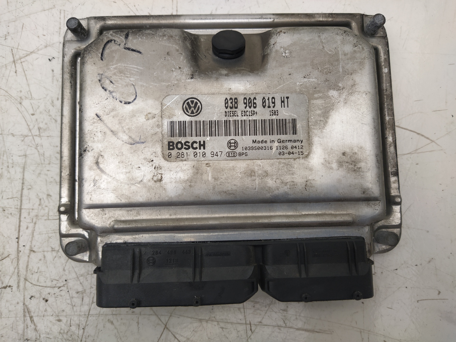 SEAT Cordoba 2 generation (1999-2009) Engine Control Unit ECU 038906019HT 25580629