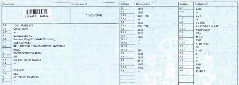 VOLKSWAGEN Polo 5 generation (2009-2017) Педаль газа 6Q1721503M 18414615