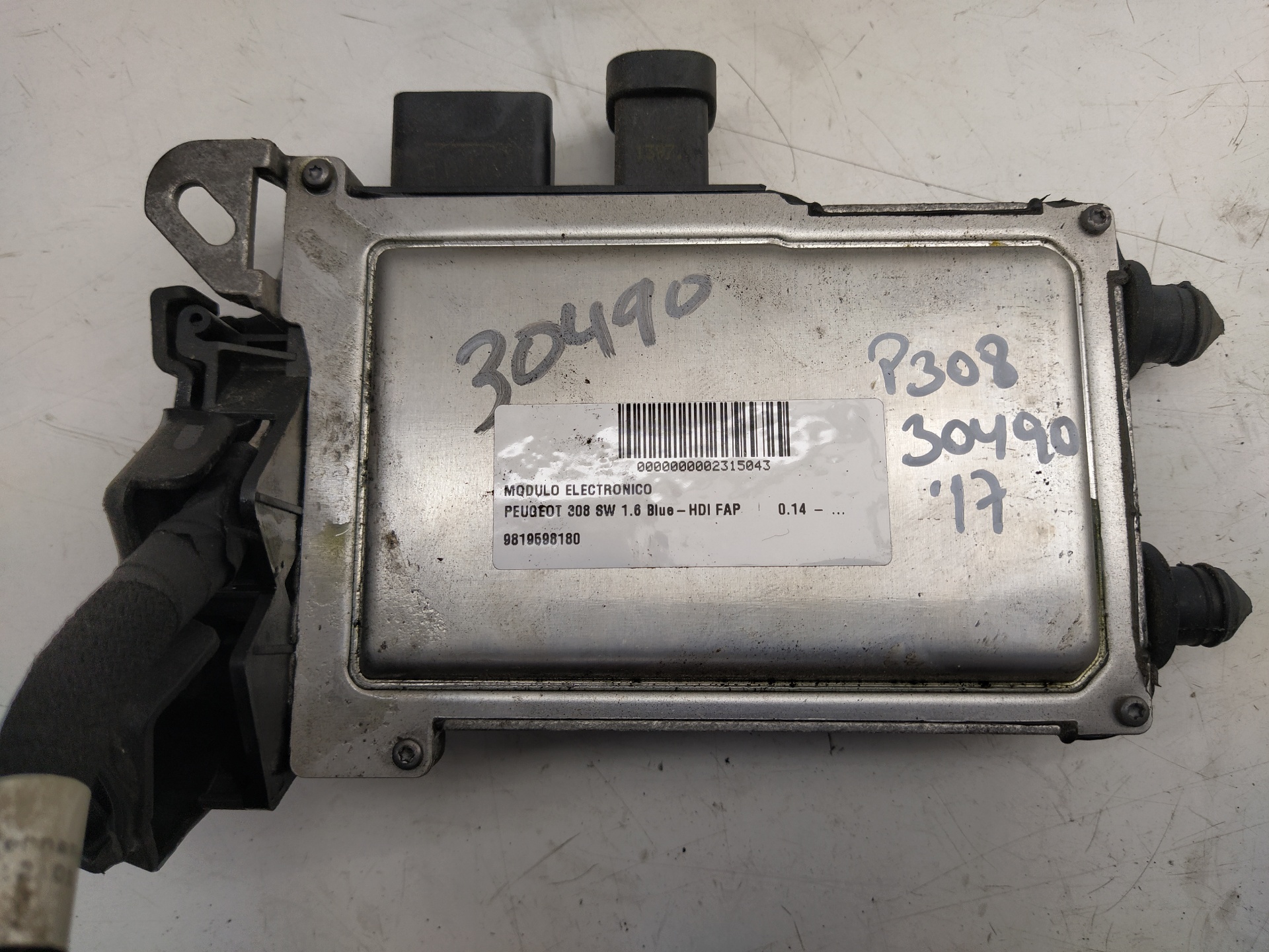 PEUGEOT 308 T9 (2013-2021) Other Control Units 9819598180 22548131