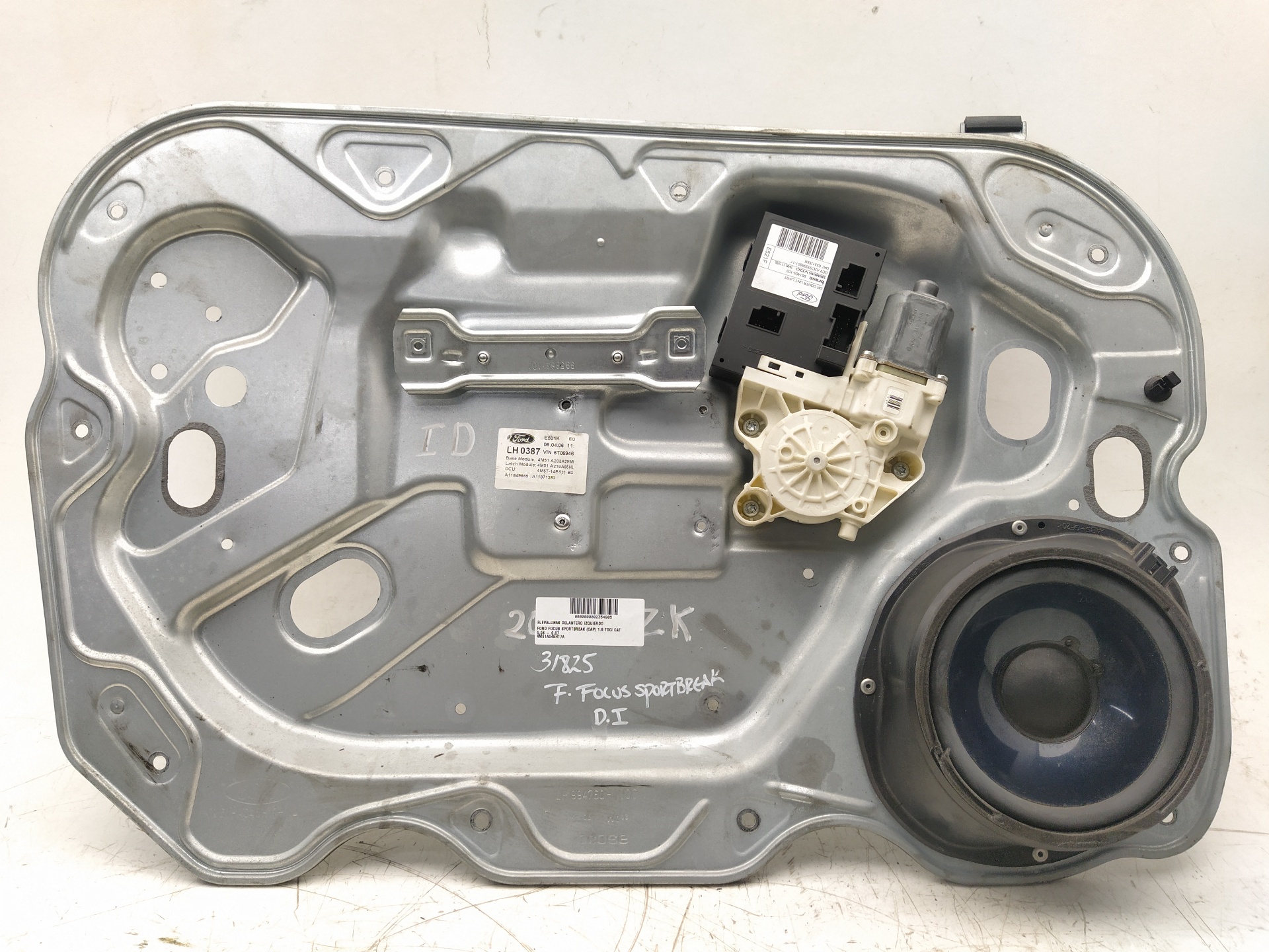 FORD Focus 2 generation (2004-2011) Priekinių kairių durų stiklo pakelėjas 4M51A045H17A, 994811101 23659063