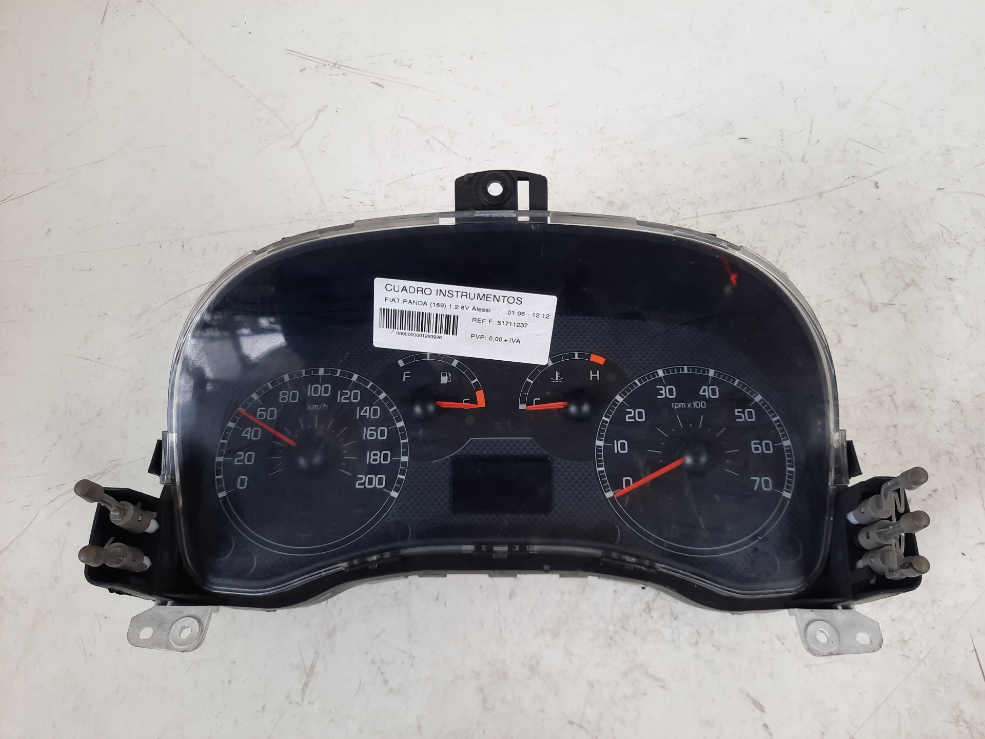 FIAT Panda 2 generation (2003-2011) Спидометр 51711237 27285590