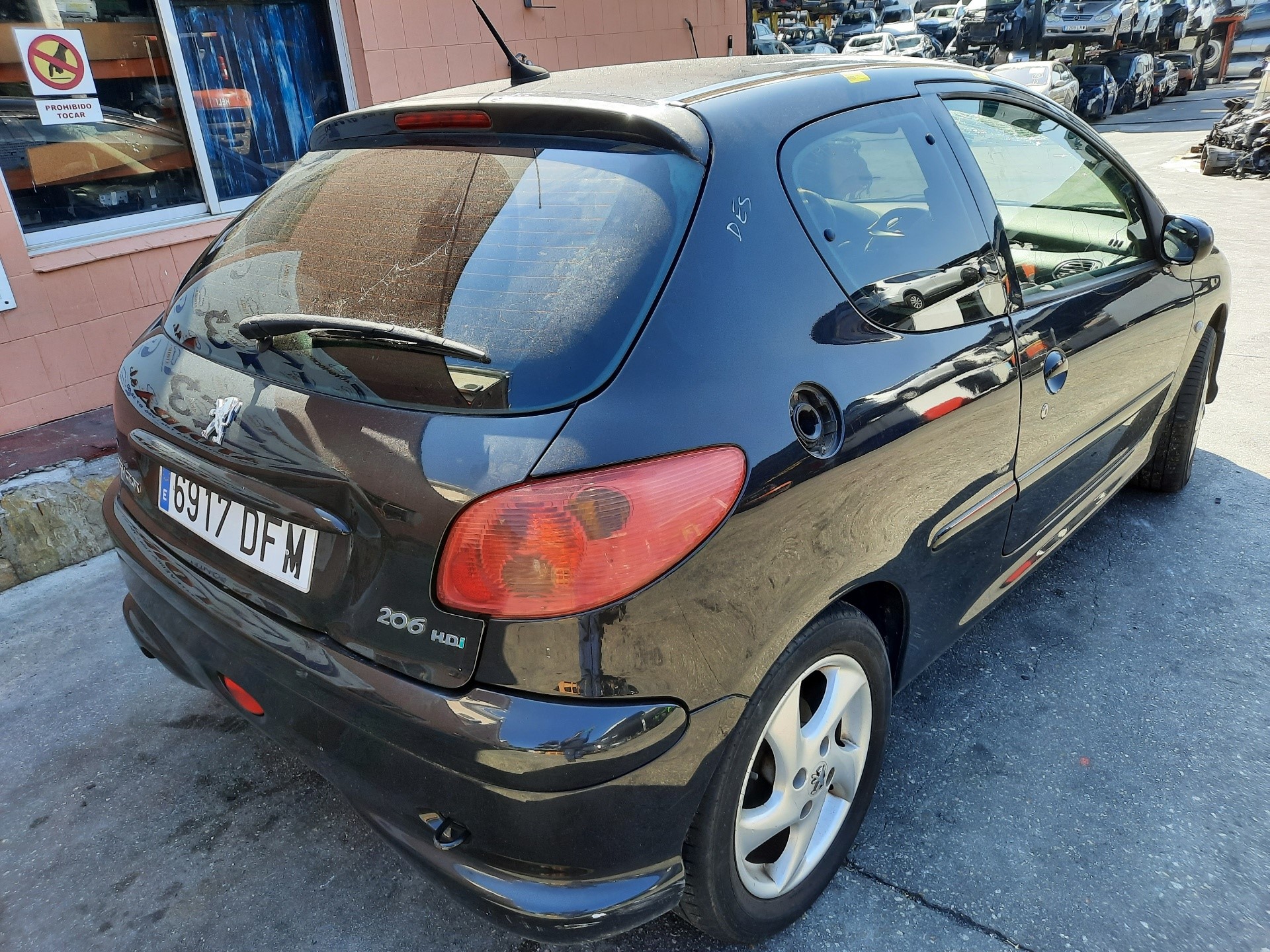 PEUGEOT 206 1 generation (1998-2009) Зеркало передней правой двери 96480957XT 18593400