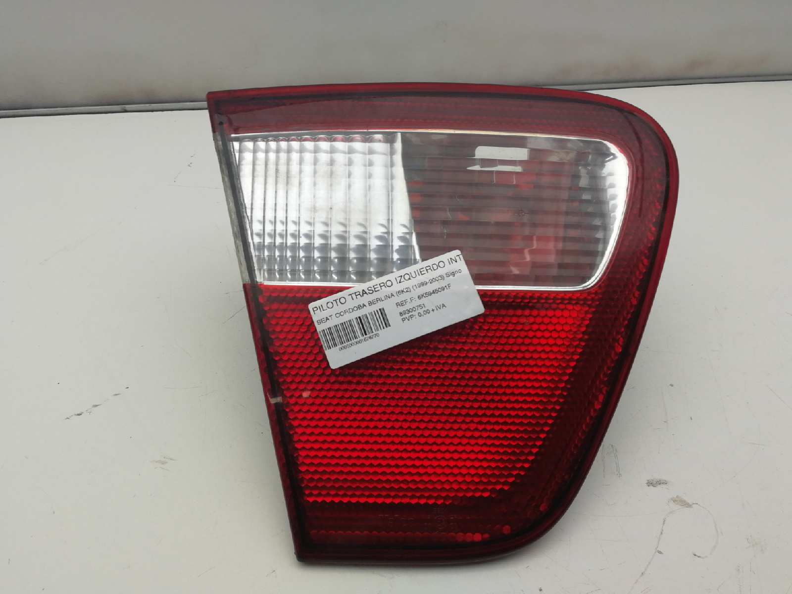 OPEL Movano 2 generation (B) (2010-2021) Rear Left Taillight 6K5945091F,89300751 25909472