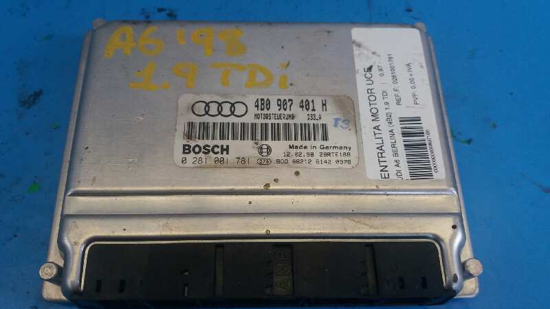 AUDI A3 8L (1996-2003) Unitate de control motor 0281001781 18387990