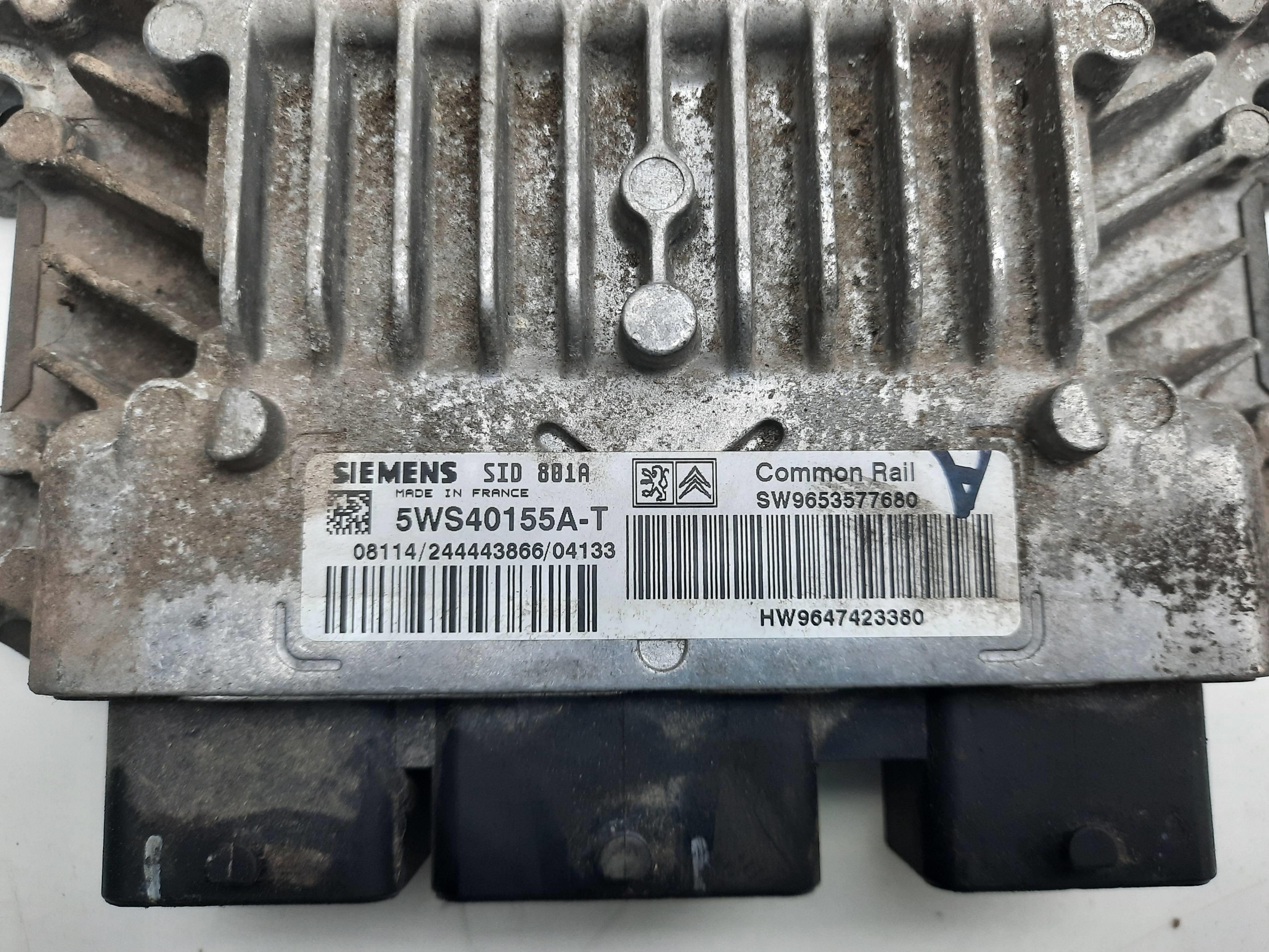 NISSAN Partner 1 generation (1996-2012) Блок управления двигателем 5WS40155AT,SW9653577680 18548148