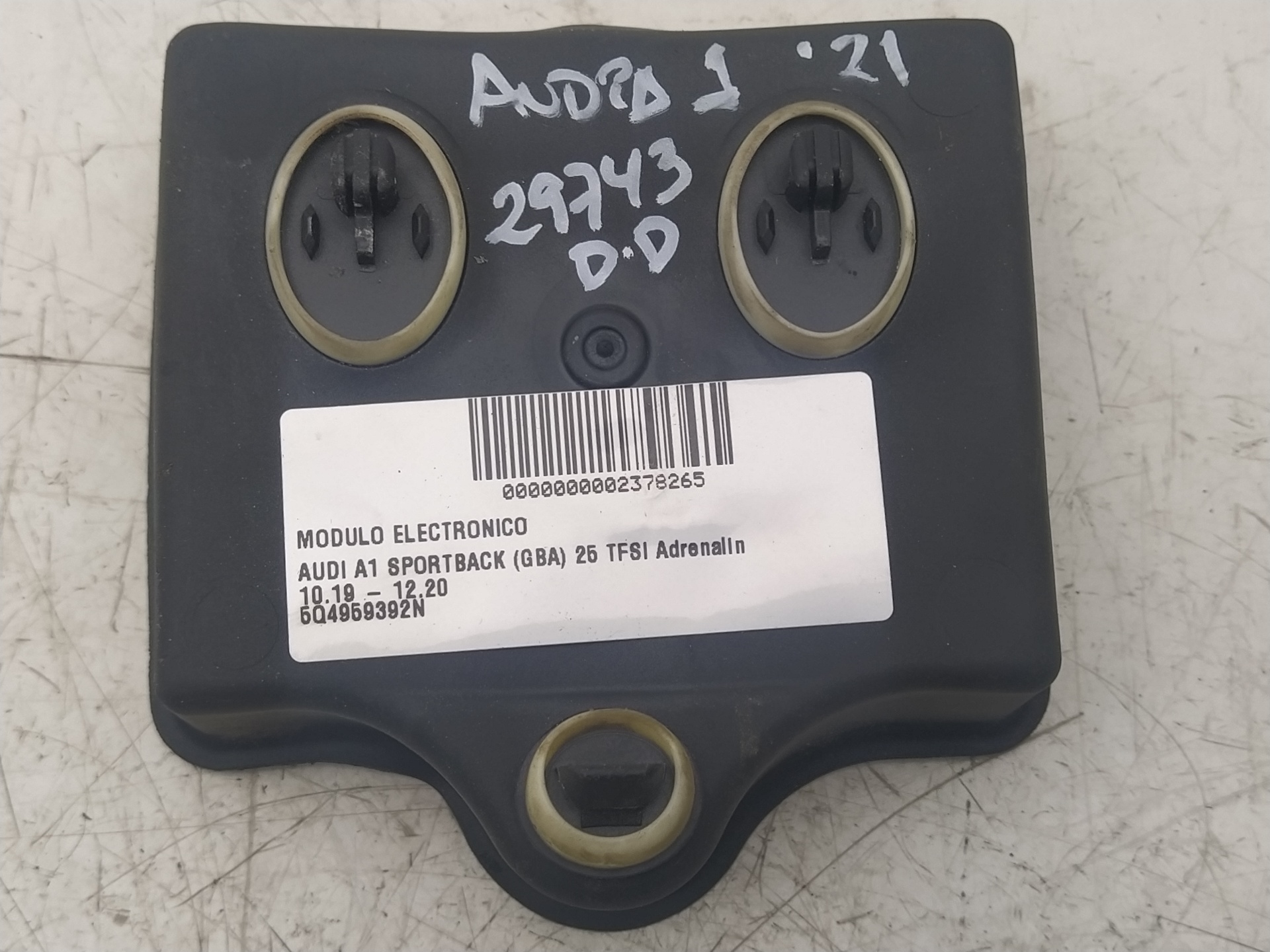 AUDI A1 GB (2018-2024) Autres unités de contrôle 5Q4959392N 25045040