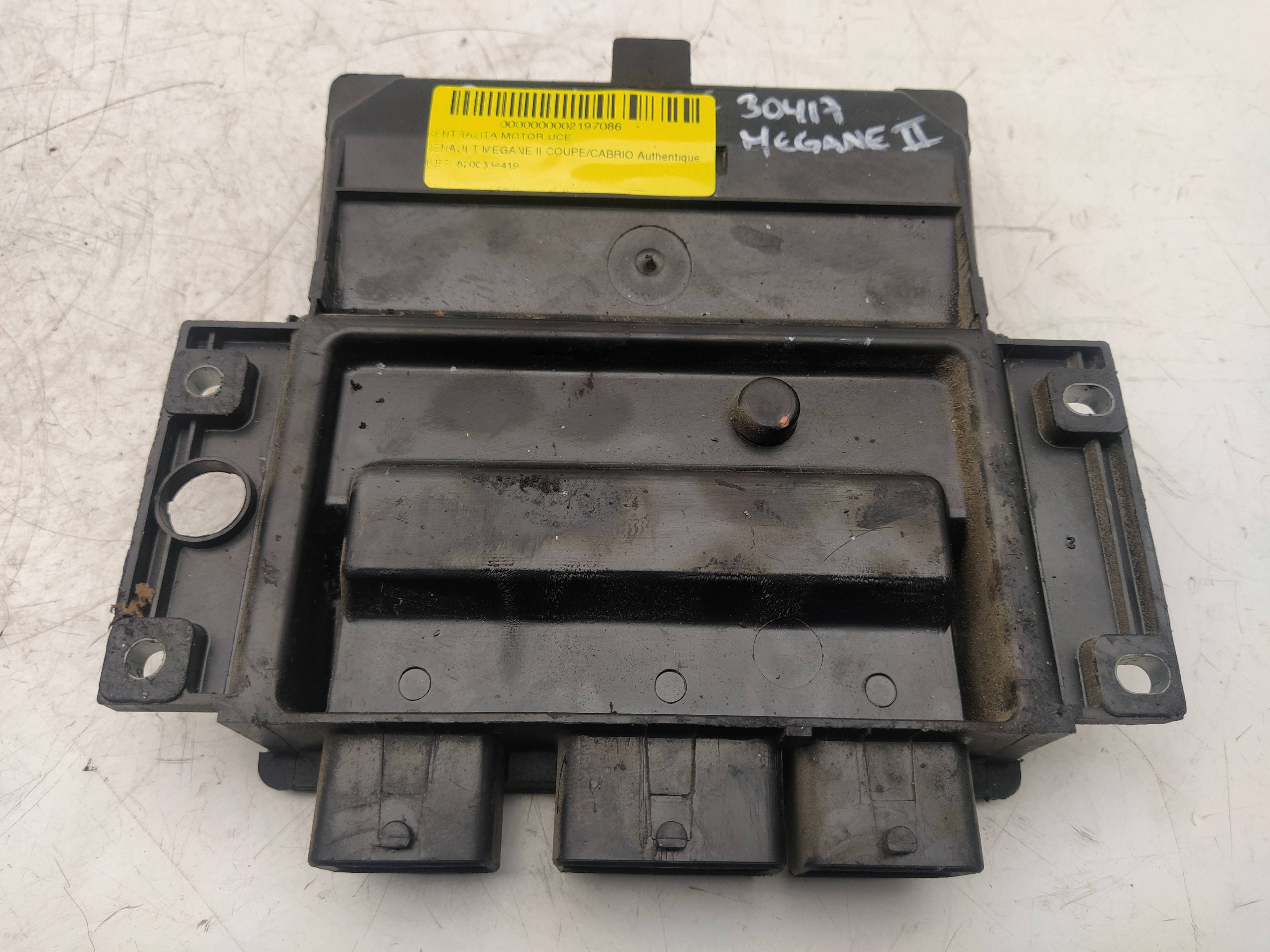 VAUXHALL Megane 2 generation (2002-2012) Engine Control Unit ECU 8200334419, 8200414354 18633608