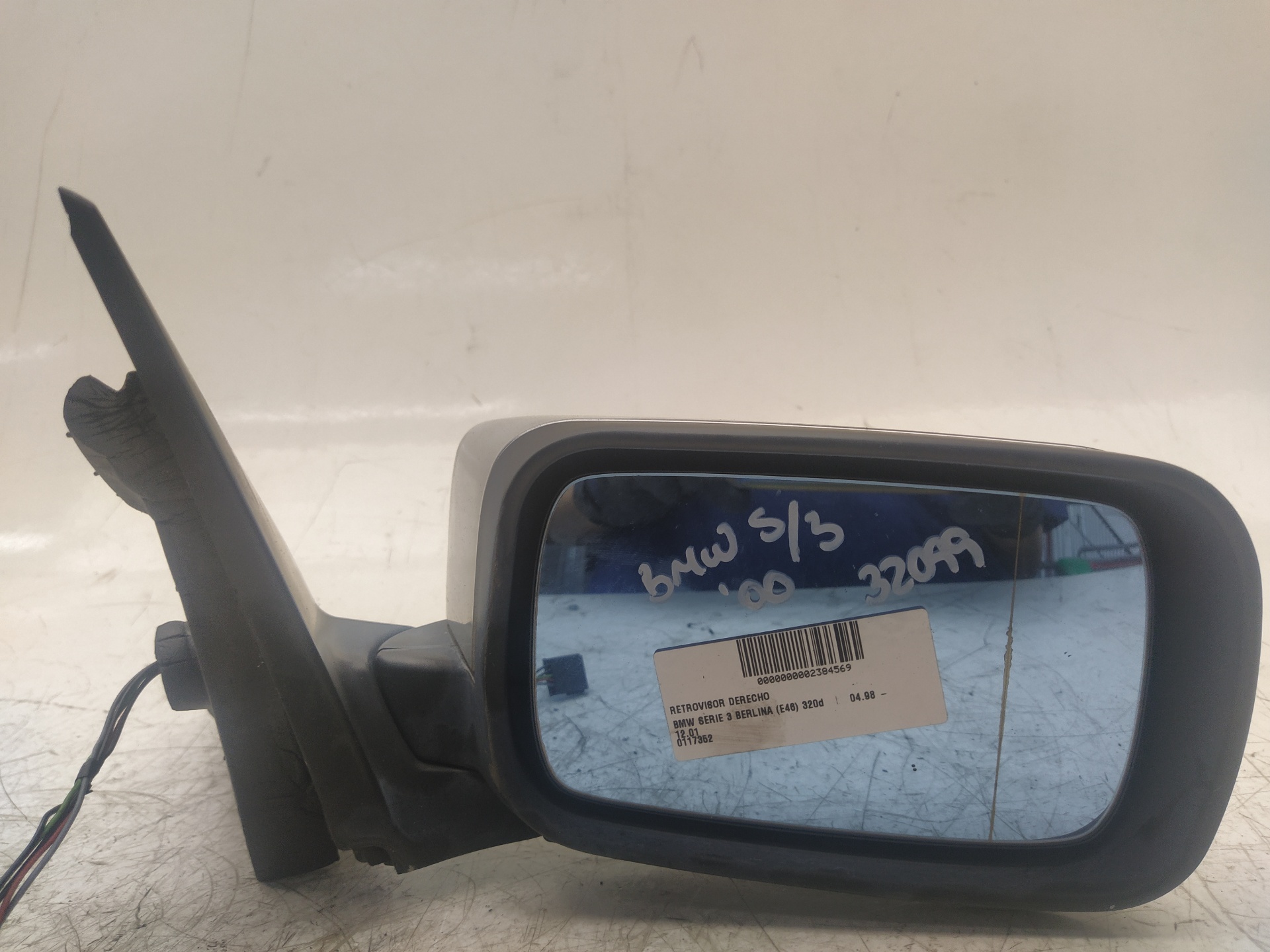 BMW 3 Series E46 (1997-2006) Right Side Wing Mirror 0117352 24933463