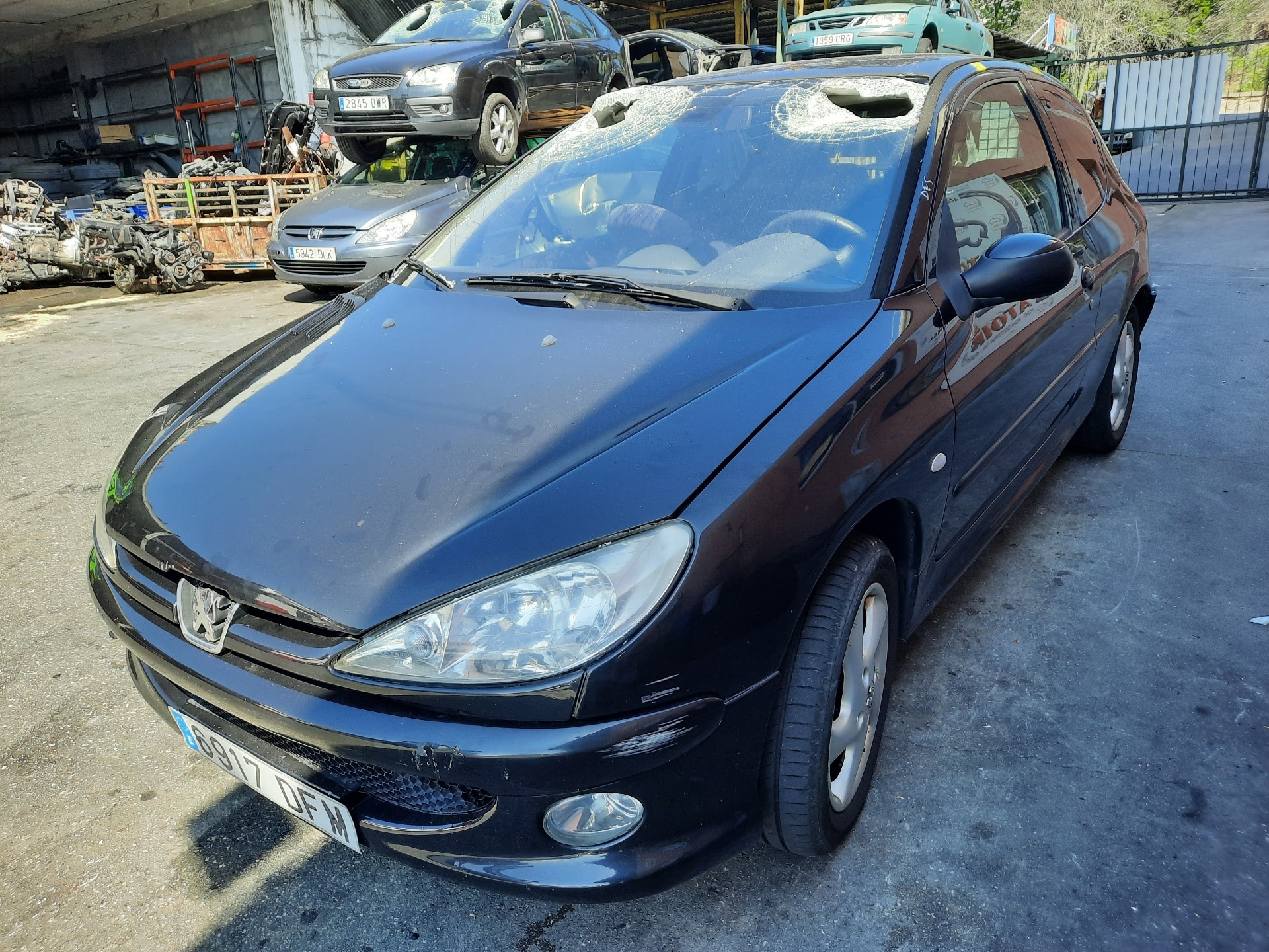 PEUGEOT 206 1 generation (1998-2009) Зеркало передней правой двери 96480957XT 18593400