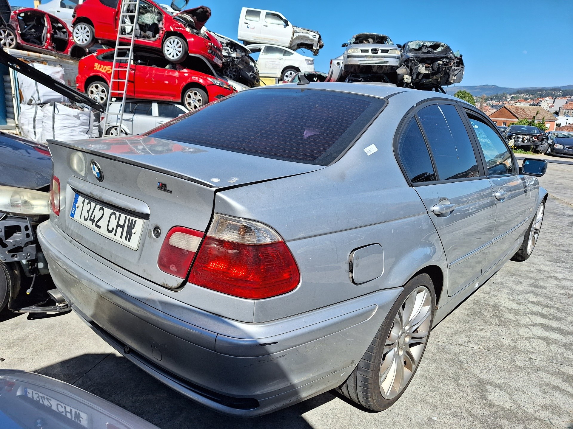 BMW 3 Series E46 (1997-2006) Крышка багажника 41627003314 24546608