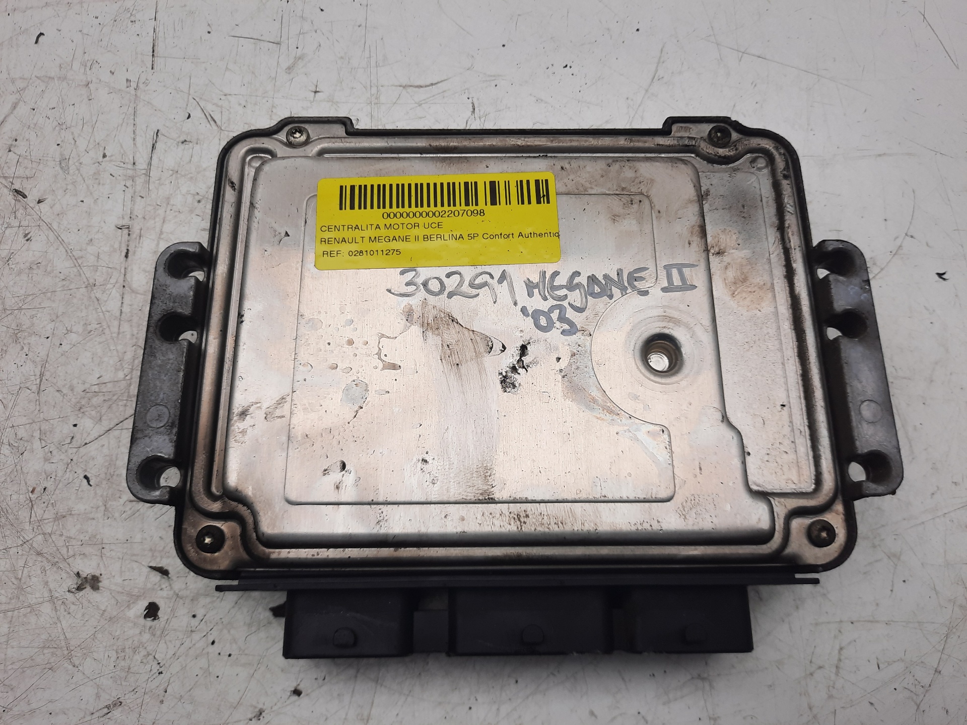 RENAULT Megane 2 generation (2002-2012) Engine Control Unit ECU 0281011275,8200305678 18636707