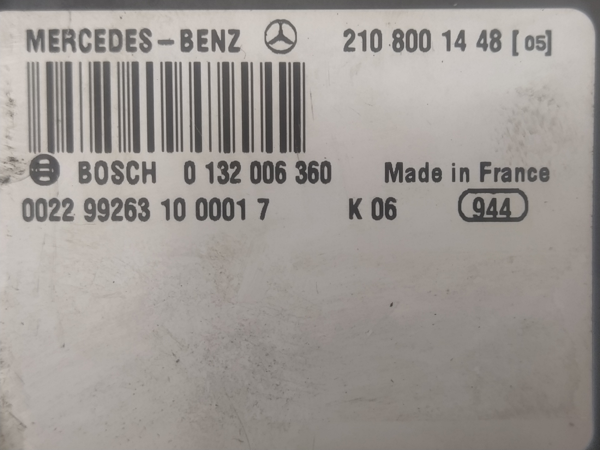 MERCEDES-BENZ CLK AMG GTR C297 (1997-1999) Другие блоки управления 2108001448, 0132006360 23094040