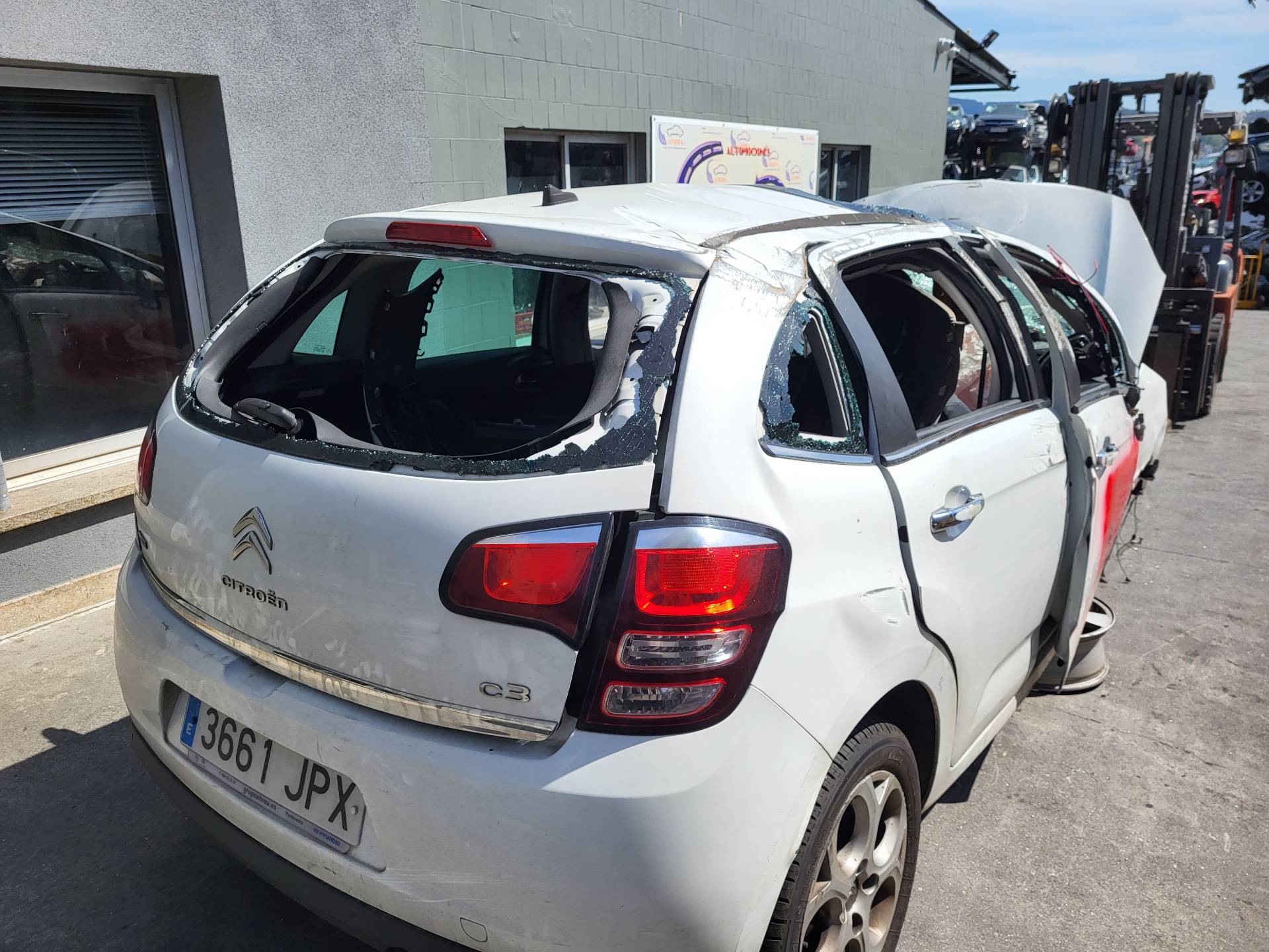 CITROËN C3 2 generation (2009-2016) Πίσω άξονας 9801942480 20571470