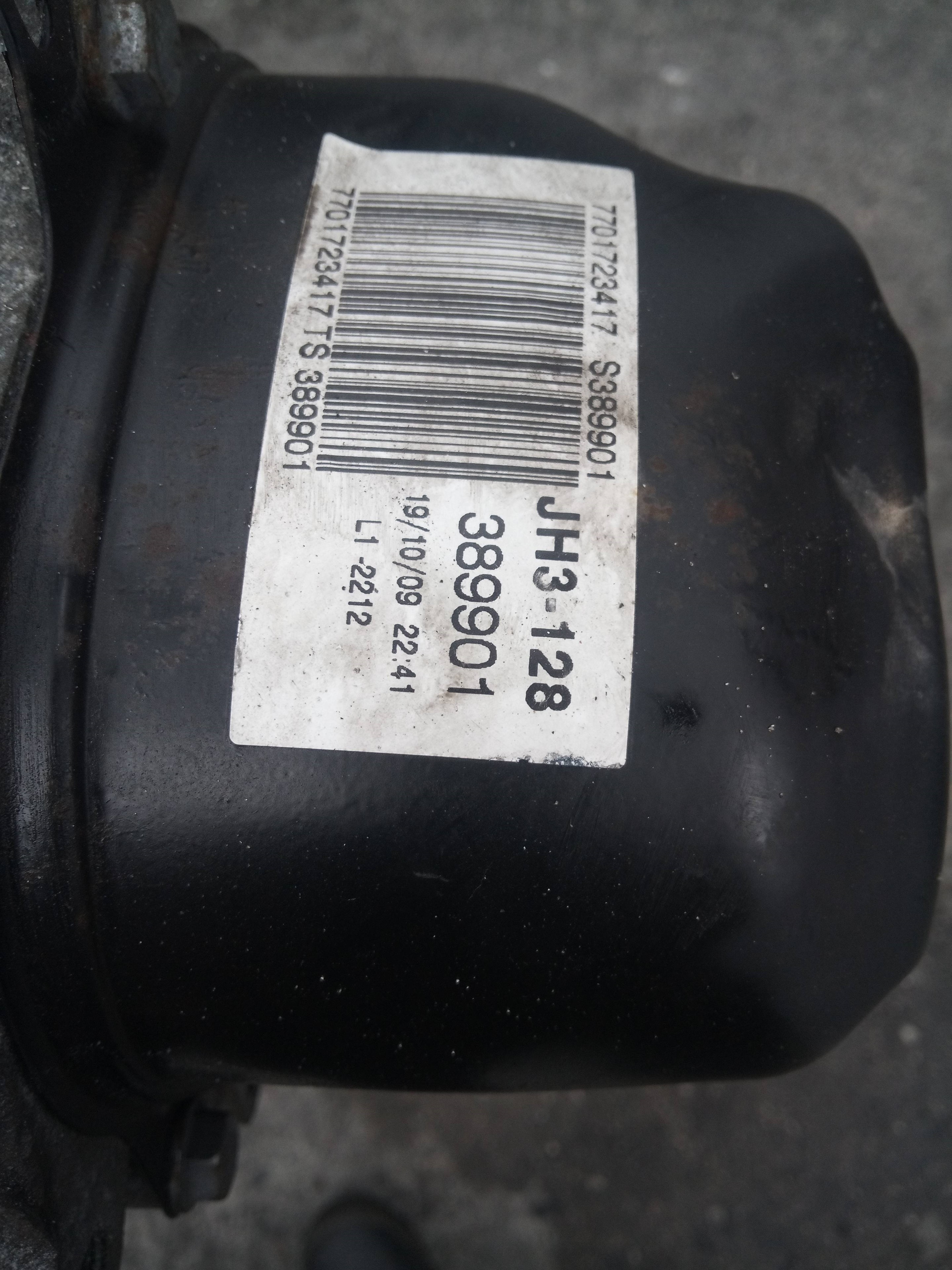 RENAULT Clio 2 generation (1998-2013) Gearbox JH3128 18664750