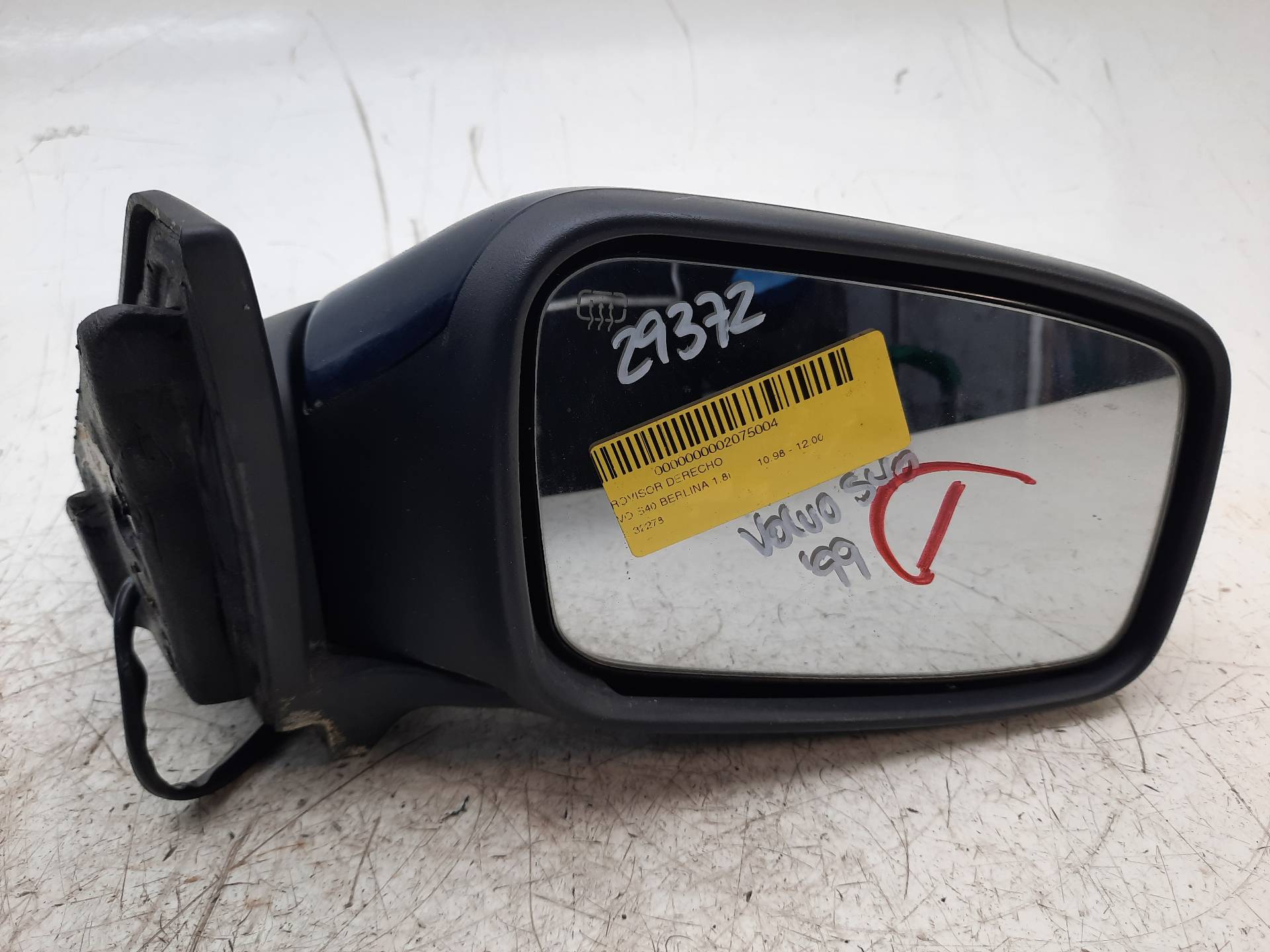 VOLVO S40 1 generation (1996-2004) Right Side Wing Mirror 32278 24018901