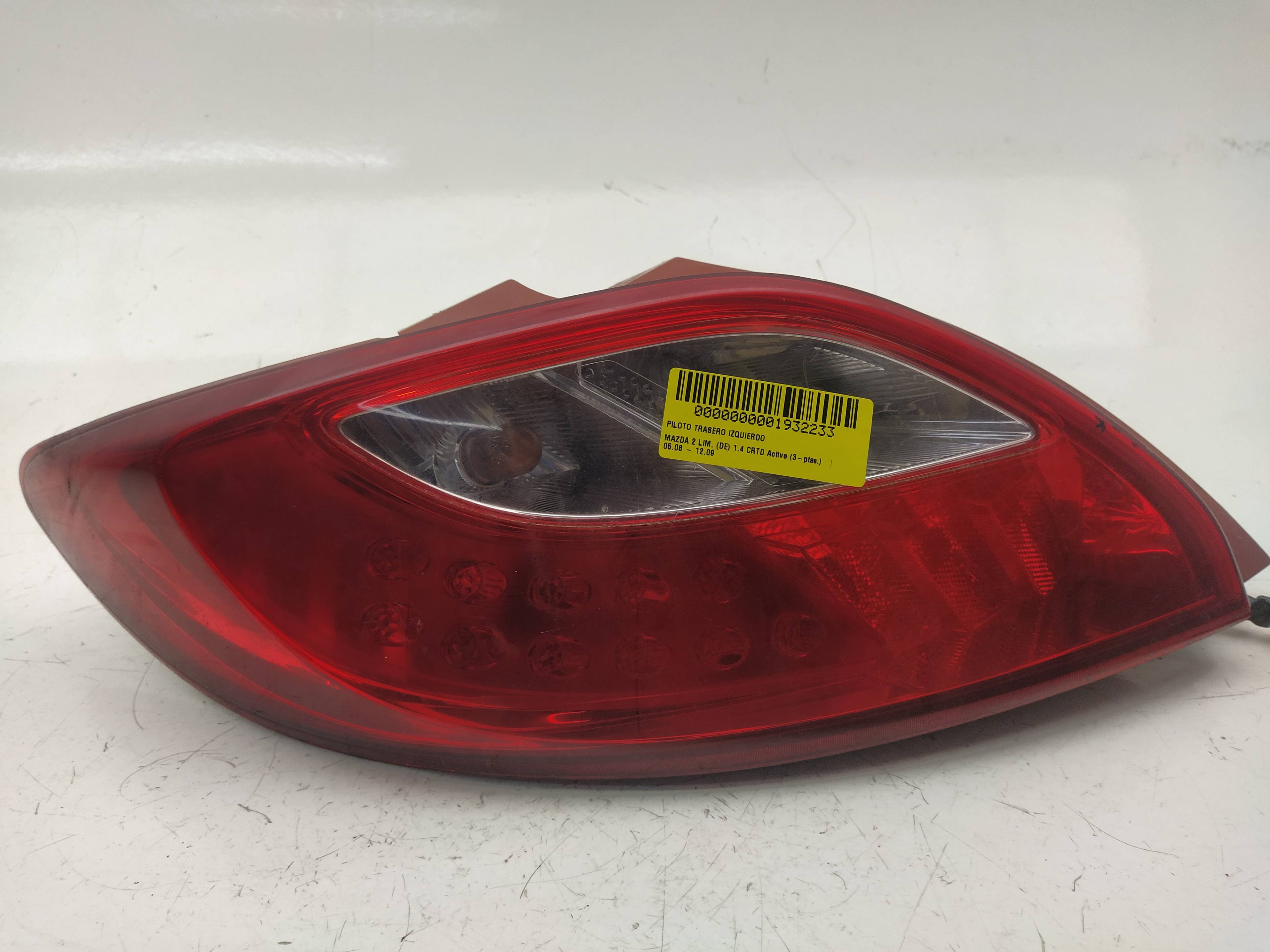 MAZDA 2 2 generation (2007-2014) Rear Left Taillight D65151160 22282323