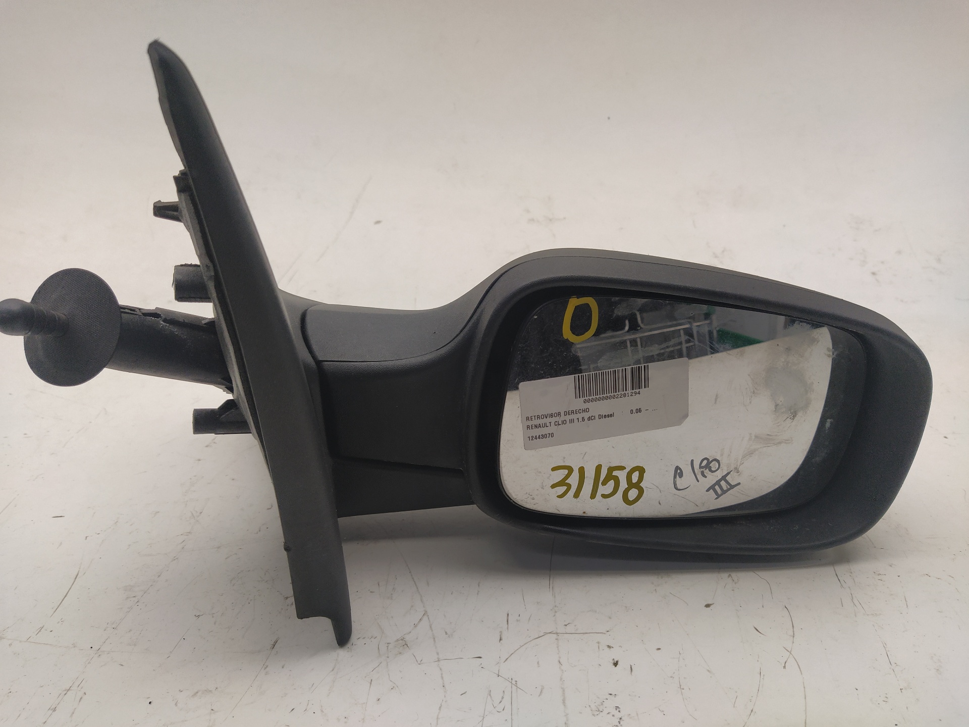 RENAULT Clio 3 generation (2005-2012) Right Side Wing Mirror 12443070 22289192