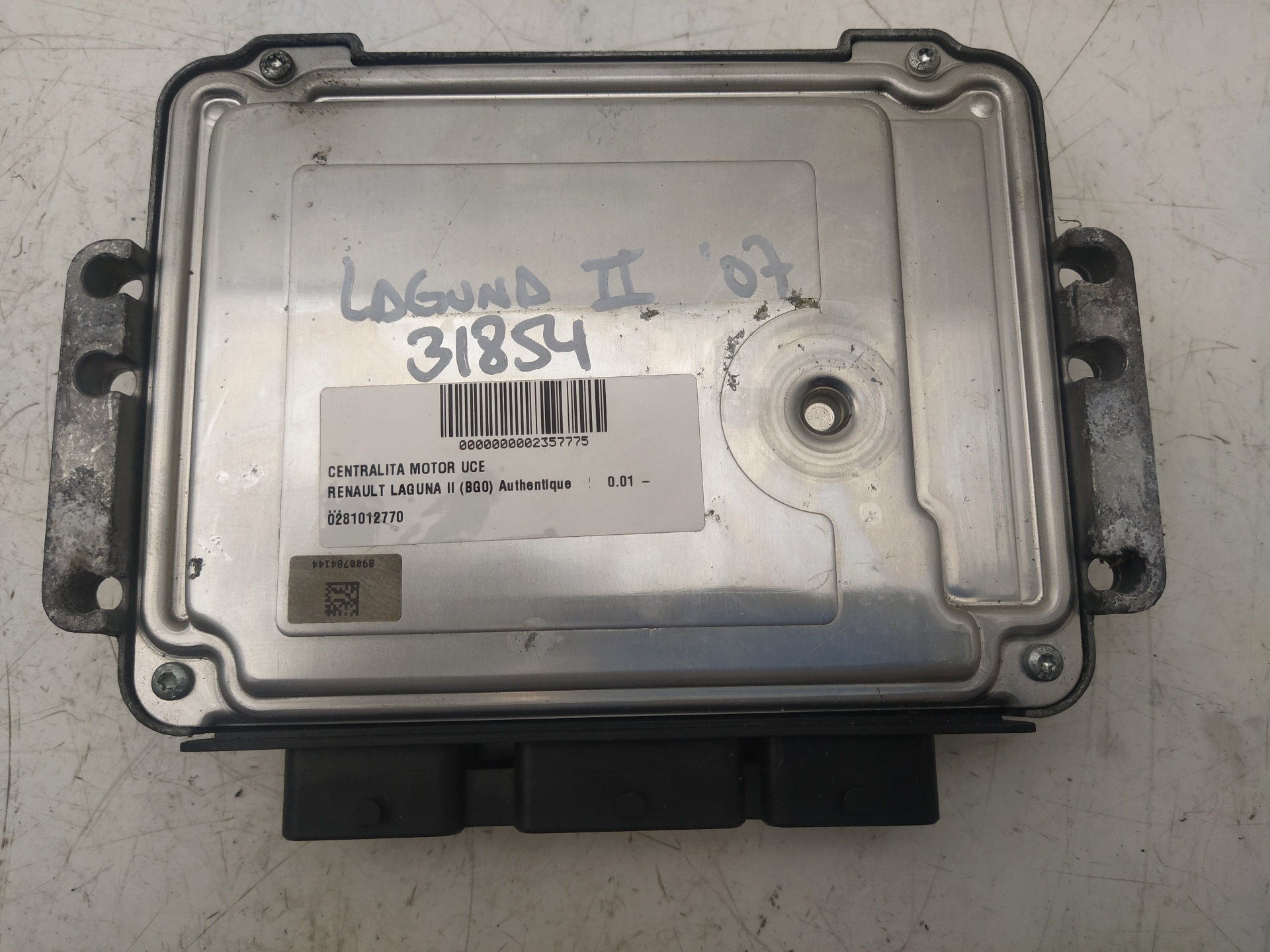 RENAULT Laguna 2 generation (2001-2007) Unitate de control motor 0281012770, 8200527713 24029066