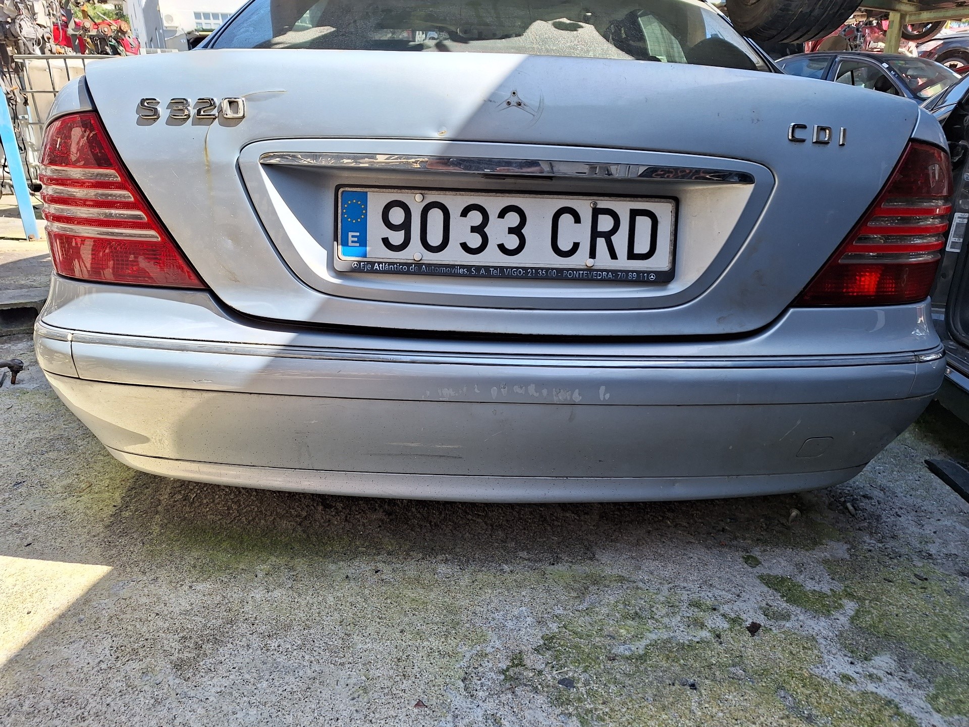 MERCEDES-BENZ S-Class W220 (1998-2005) Bakre støtfanger A2208801171 25114304