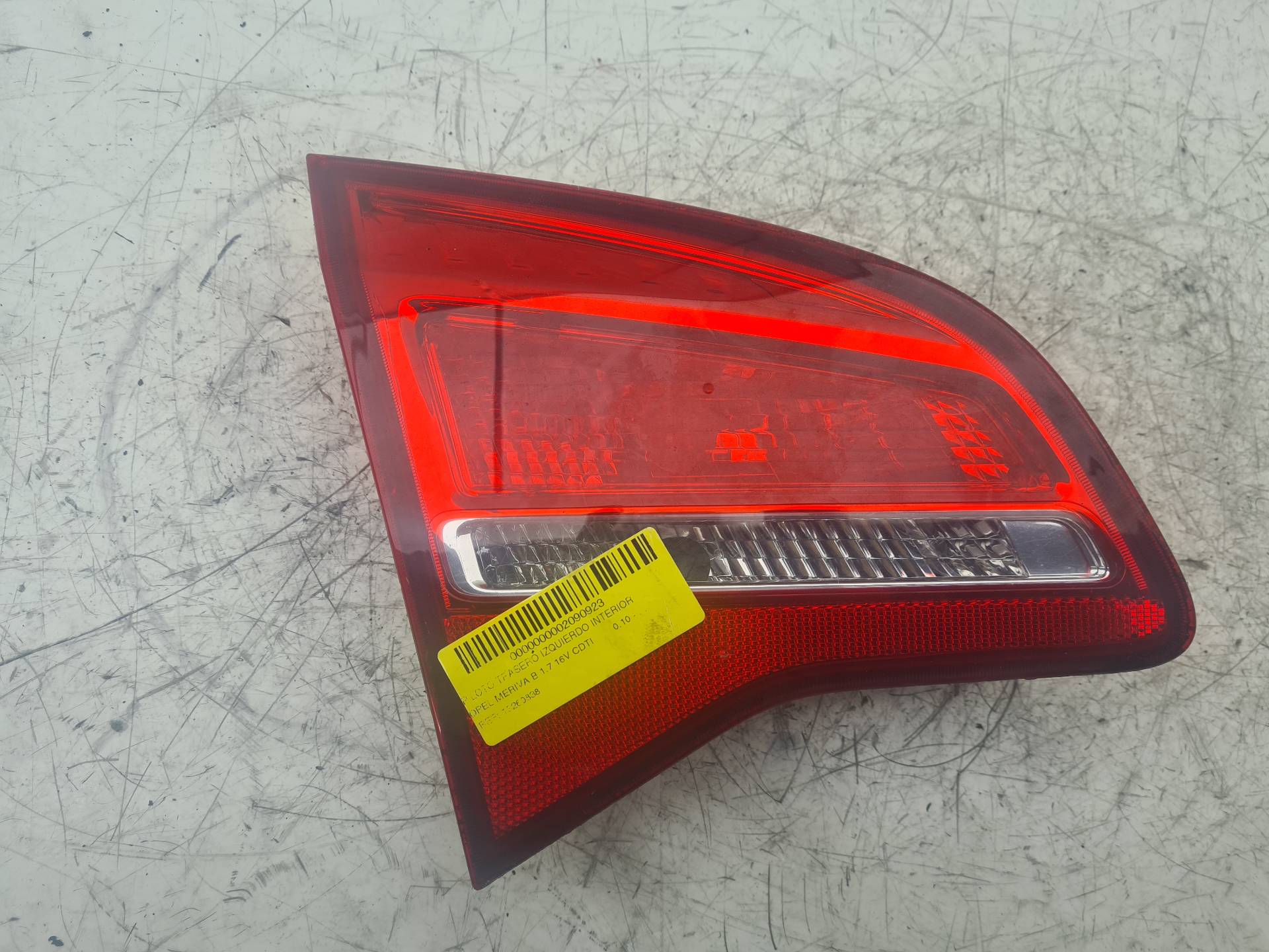 OPEL Meriva 2 generation (2010-2020) Rear Left Taillight 13260838 24010692