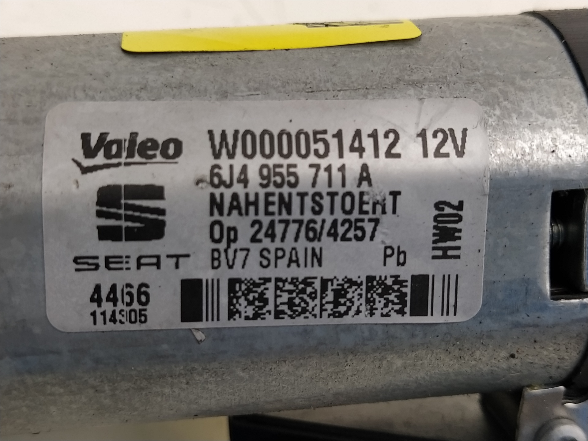 HONDA Ibiza 4 generation (2008-2017) Tailgate  Window Wiper Motor 6J4955711A 22289191