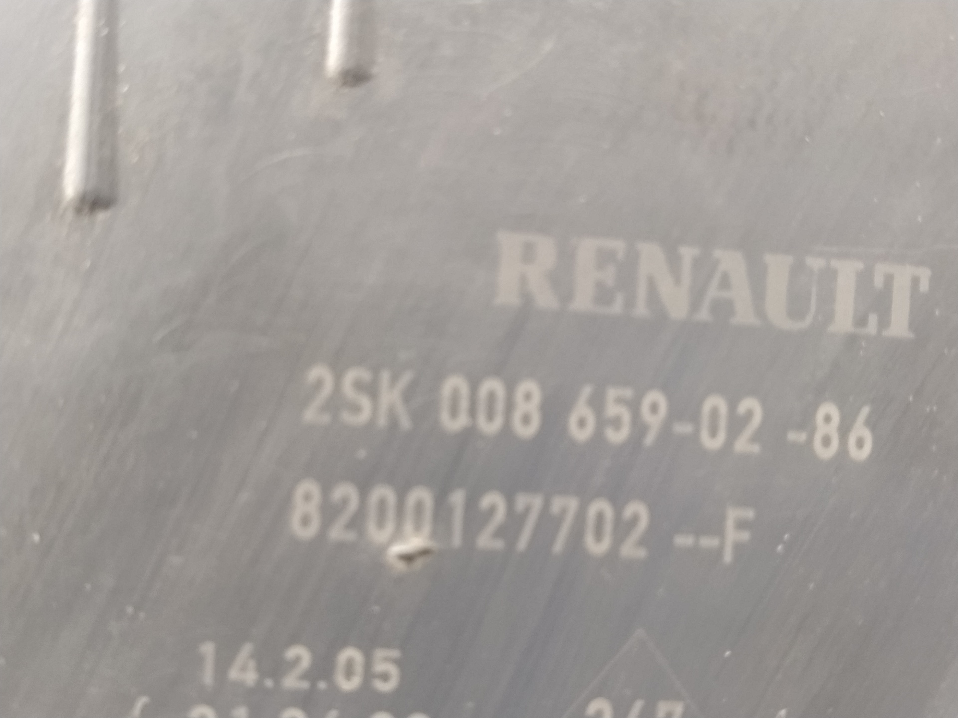 RENAULT Scenic 2 generation (2003-2010) Фонарь задний правый 8200127702F 25177221