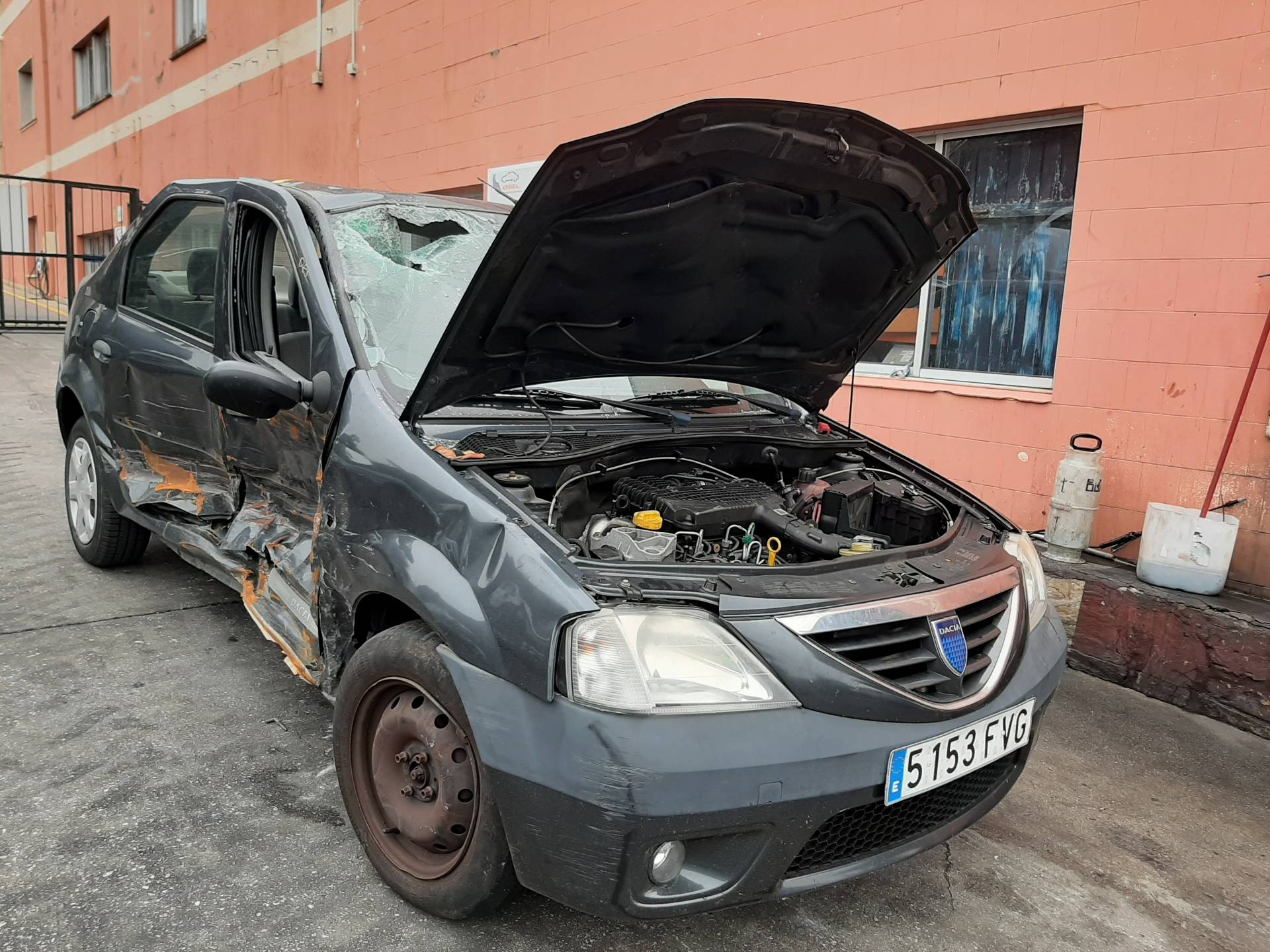 DACIA Logan 1 generation (2004-2012) Стеклоподъемник передней левой двери 400726D 18574197