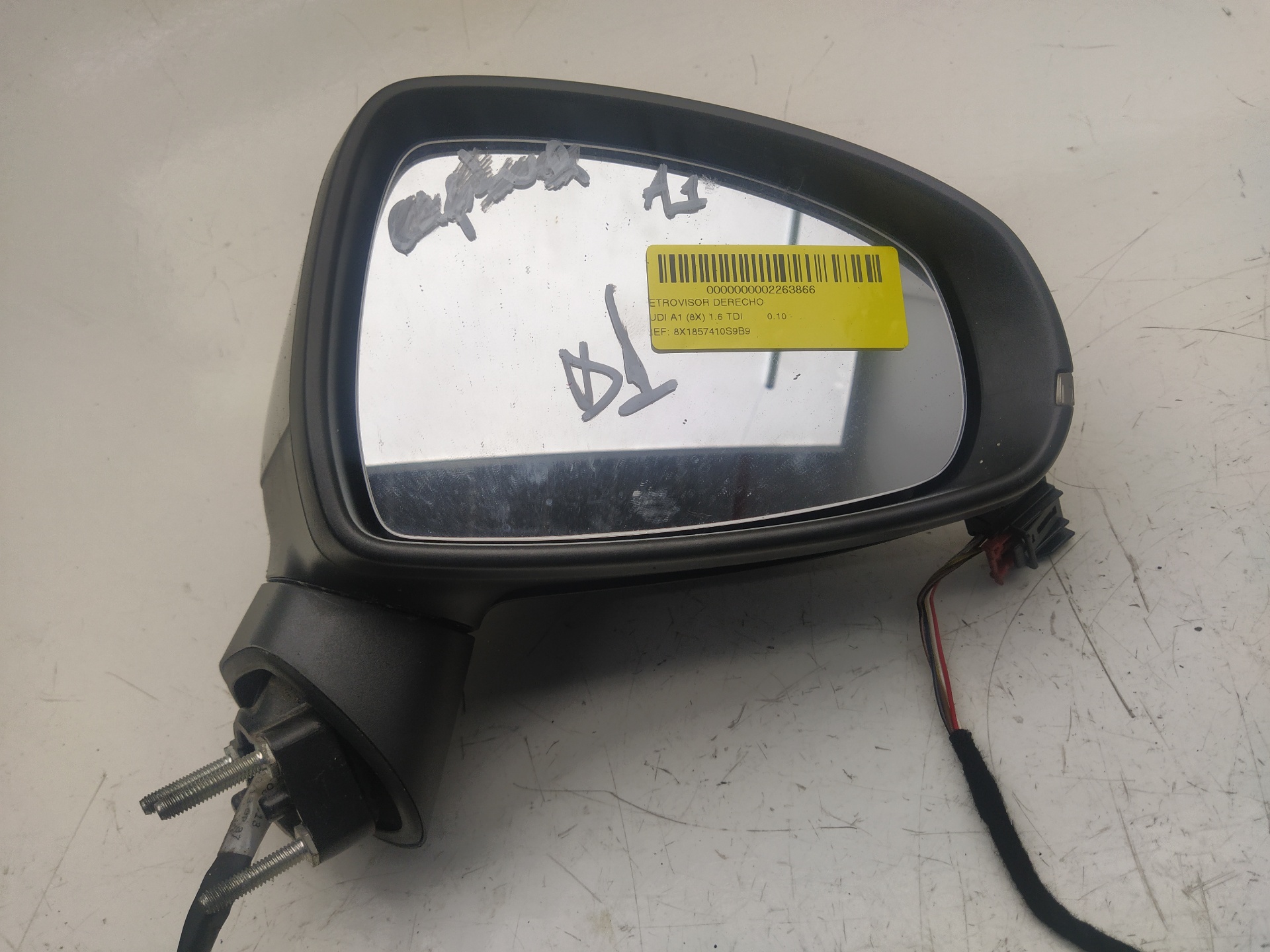 AUDI A7 C7/4G (2010-2020) Зеркало передней правой двери 8X1857410S9B9 20472907