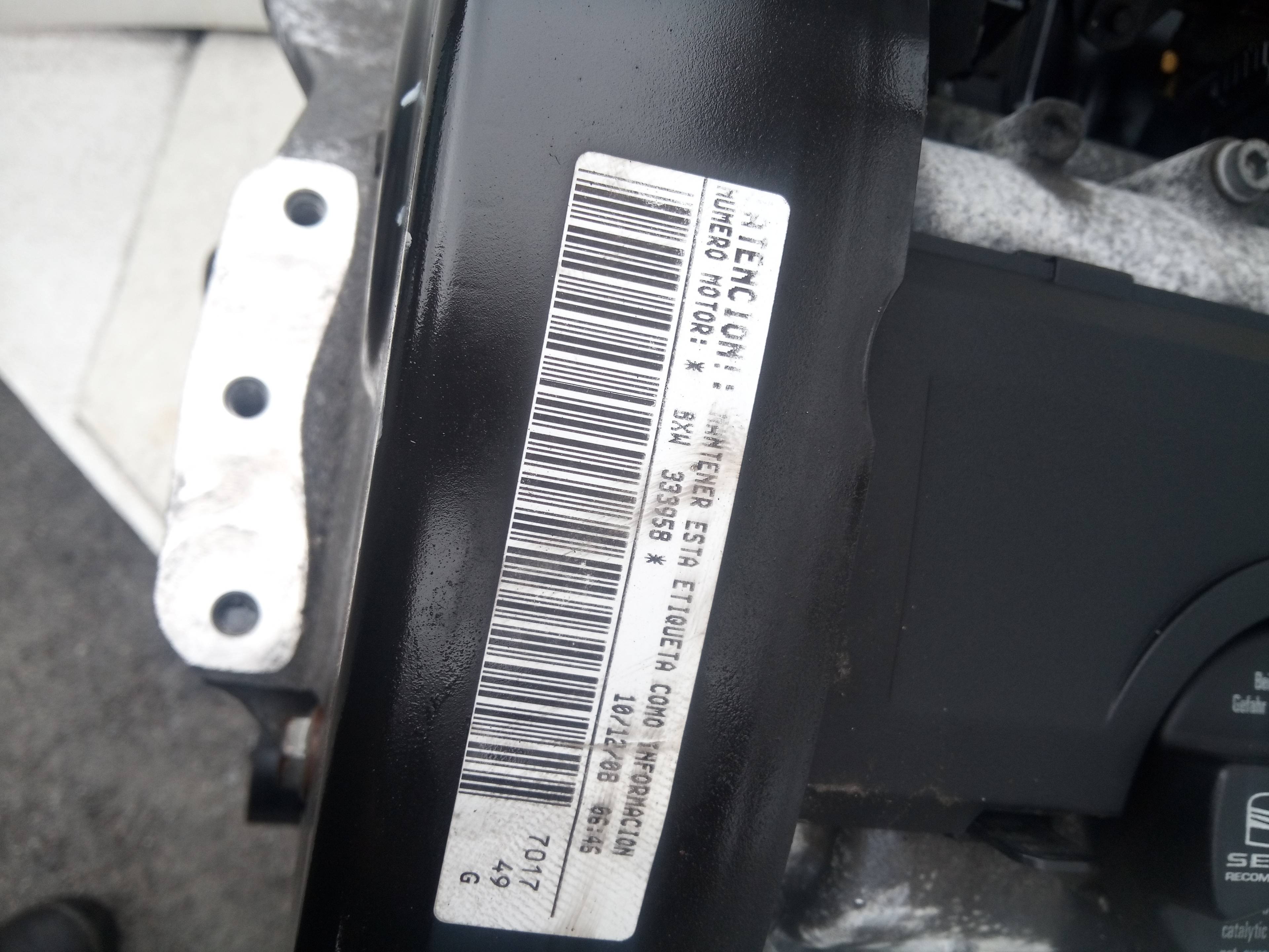 SEAT Ibiza 4 generation (2008-2017) Motor BXW 18594113